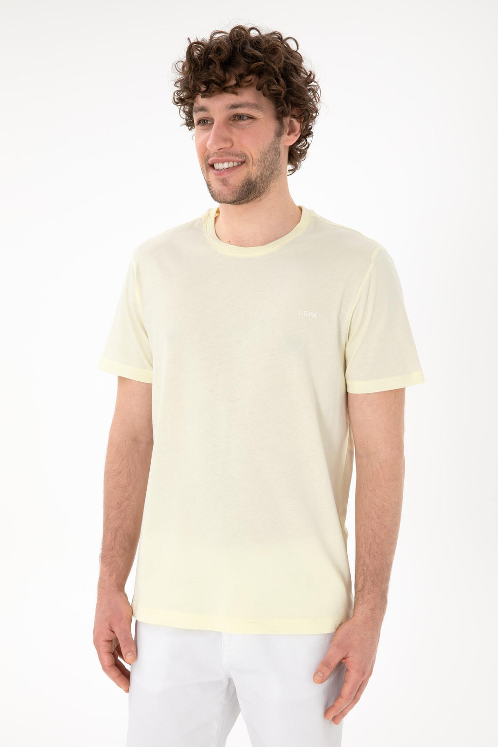 Erkek Regular Fit Bisiklet Yaka Limon Basic Ti__rt Sepette S_rpriz _ndirim - U.s. polo assn фото 2