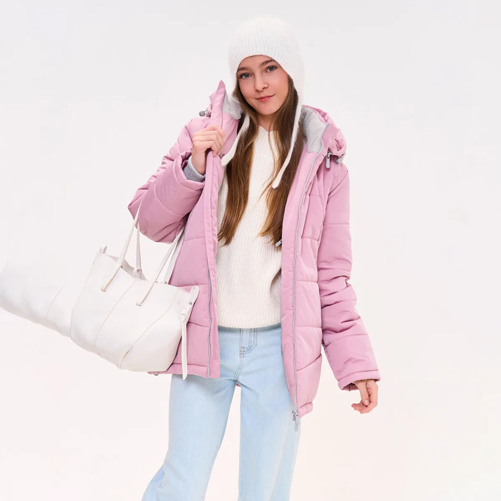 RODOS Куртка для девочки мембрана зима М-316 Розовый  фото 5