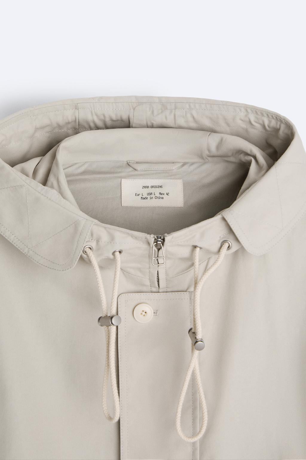 COTTON JACKET WITH HOOD - Zara фото 10