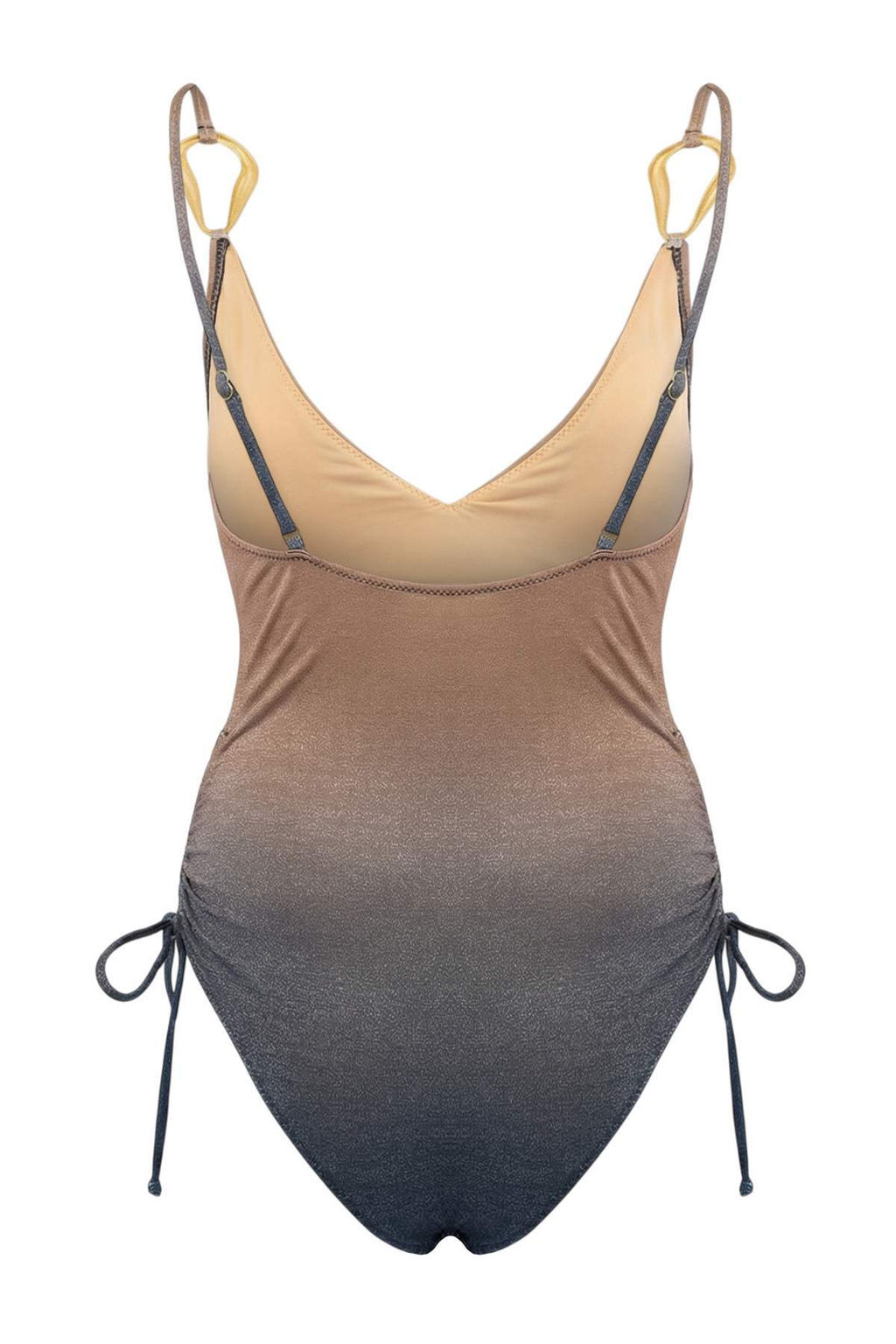 Degrade Simli Derin V Yaka Kapl? Aksesuarl? Regular Mayo TBESS26MA00057