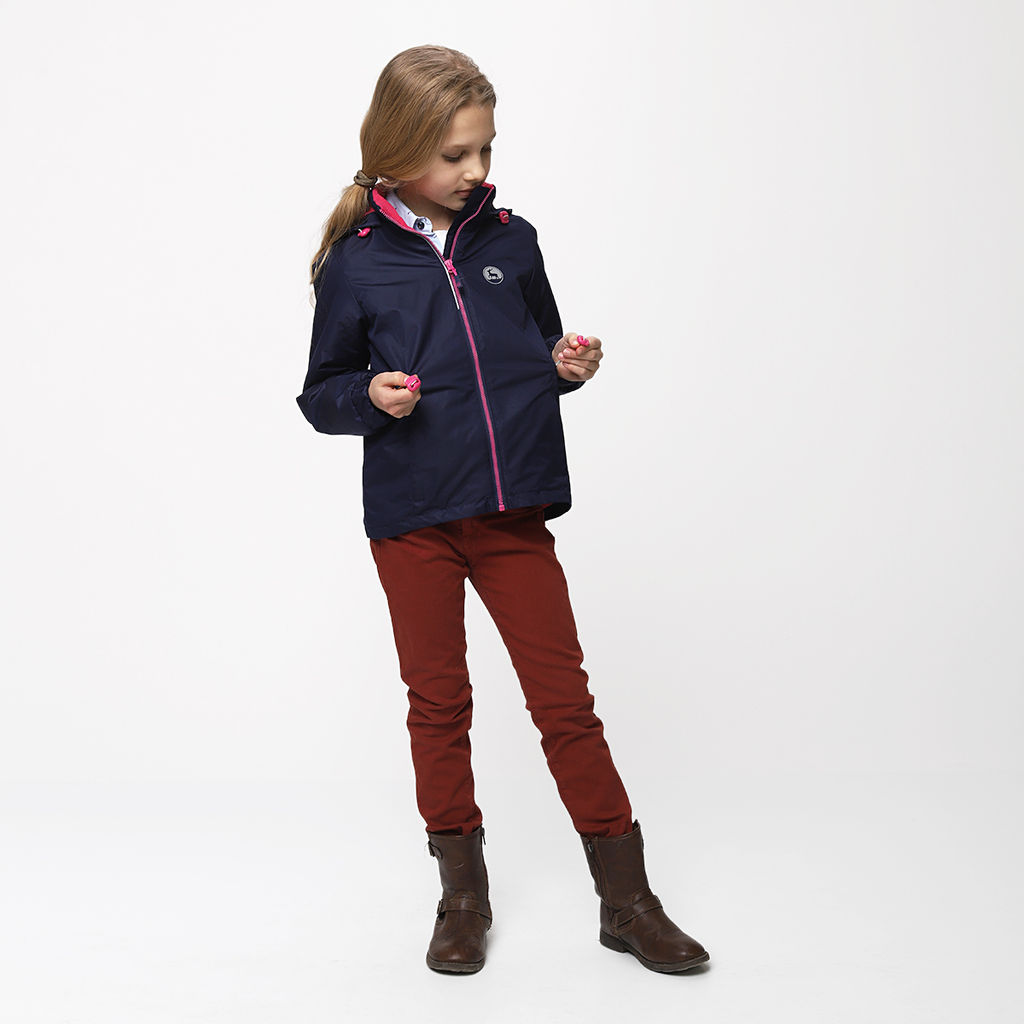 RODOS Куртка для девочки мембрана демисезон М-196 (Куртка) Тёмно-синий
