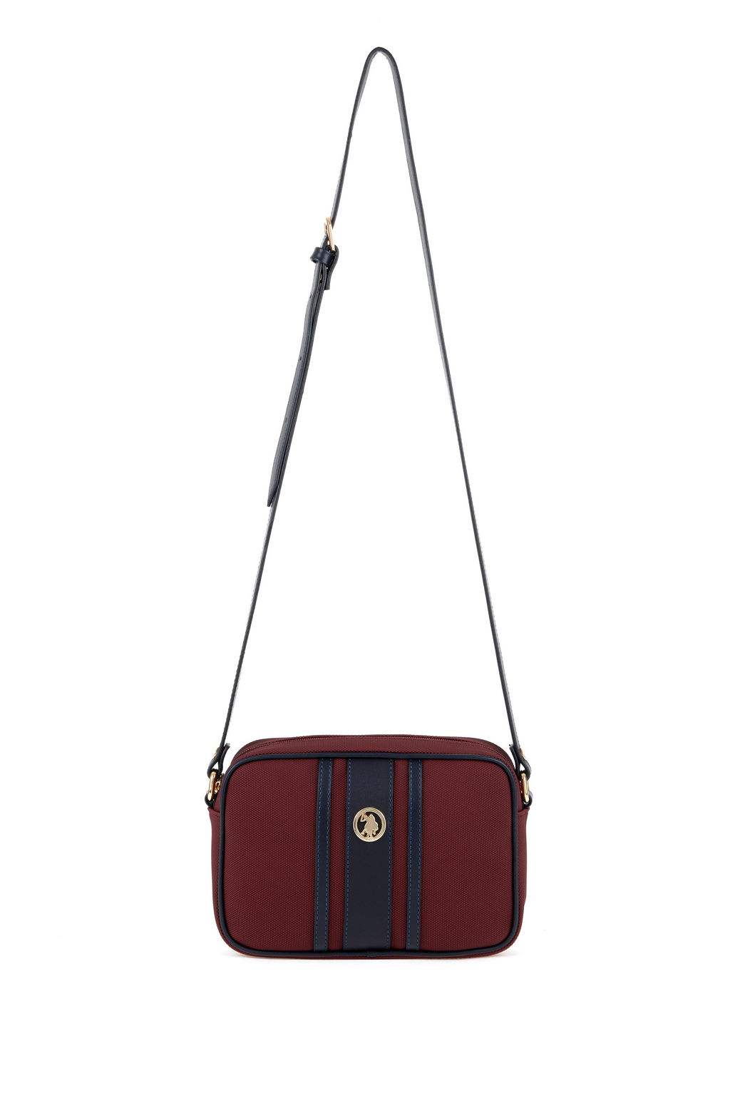 Женская бордовая сумка через плечо Неожиданная скидка в корзине - U.s. polo assn фото 6