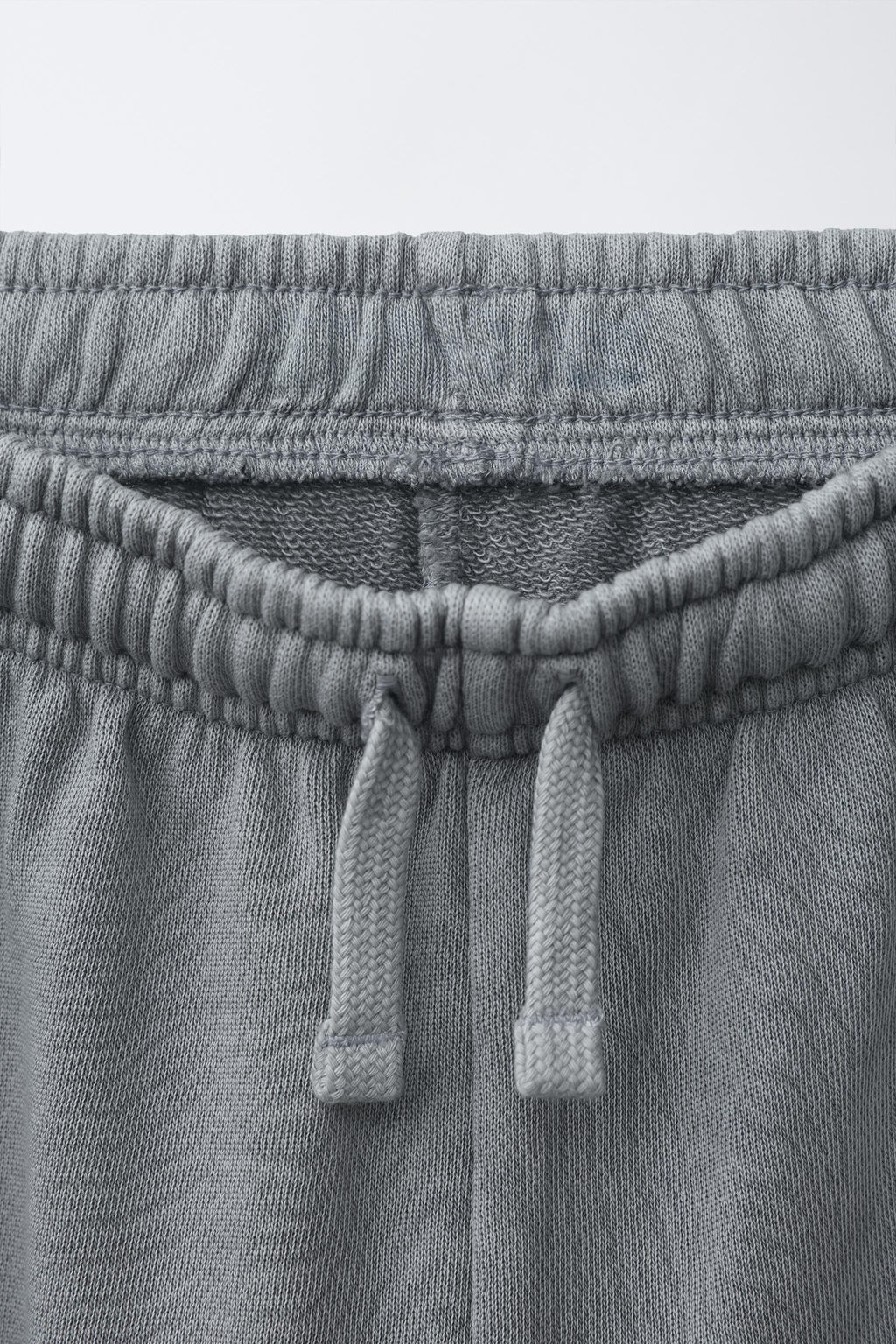 PANTAL?N BARREL GARMENT DYE CORTES / Gris?ceo - Zara фото 3