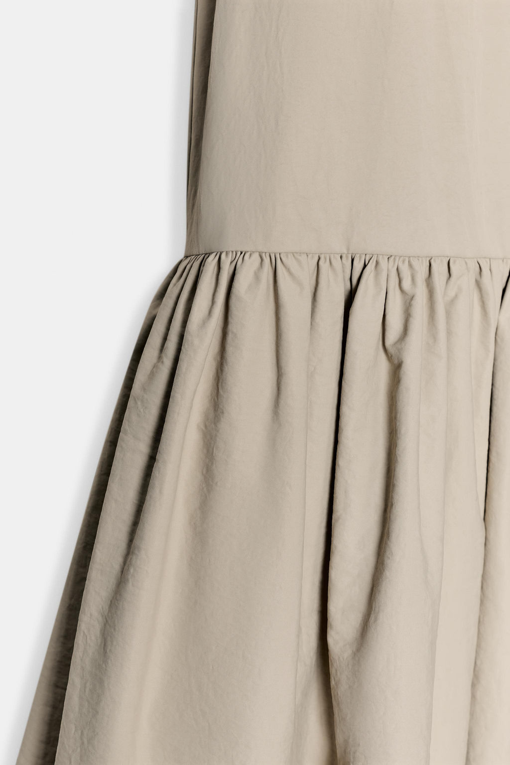 VESTIDO NYLON VOLUMEN / Piedra - Zara фото 8