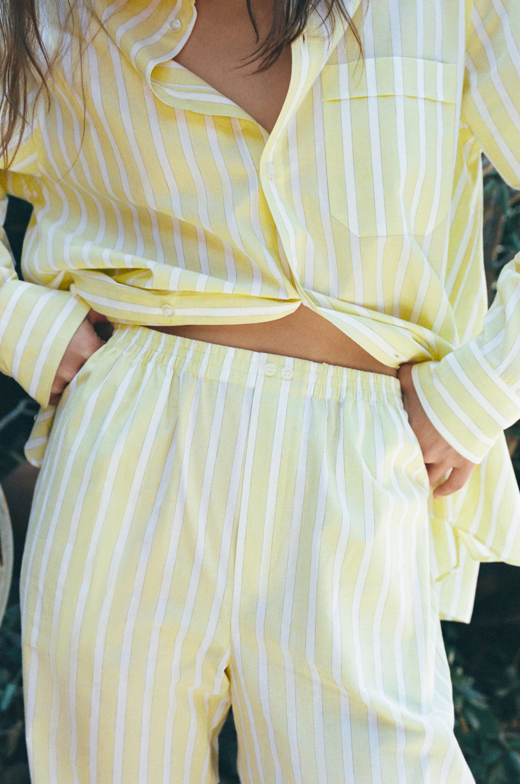 STRIPED PYJAMA TROUSERS - Zara фото 3