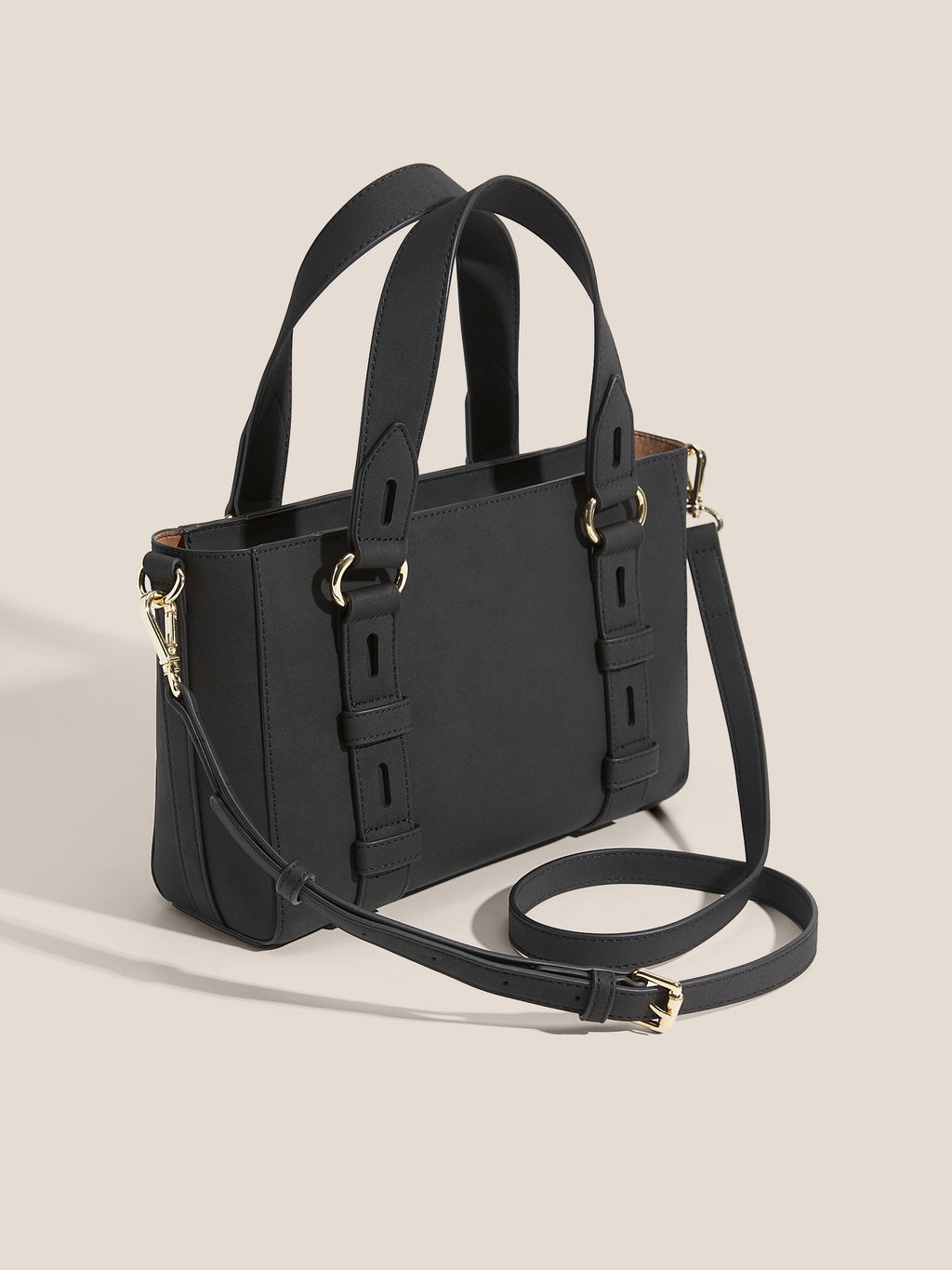 Женский тоут LOVE MOSCHINO BUCKLED UP Артикул 4561233, черный  фото 3