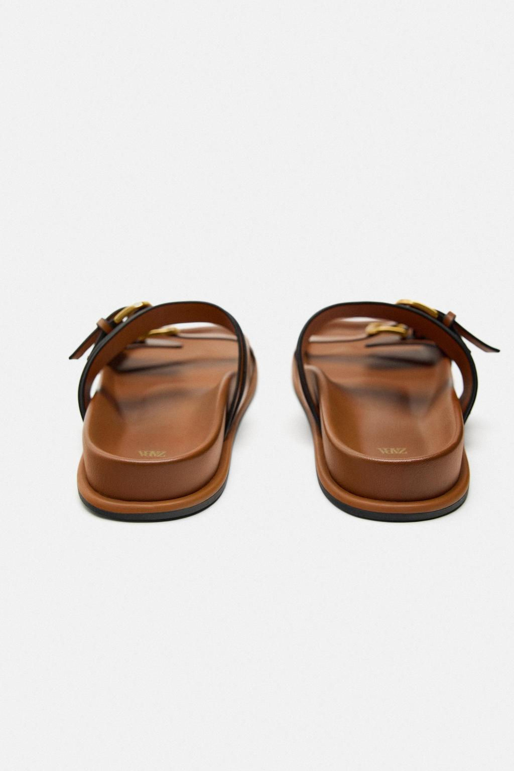 SANDALS WITH BUCKLES - Zara фото 11