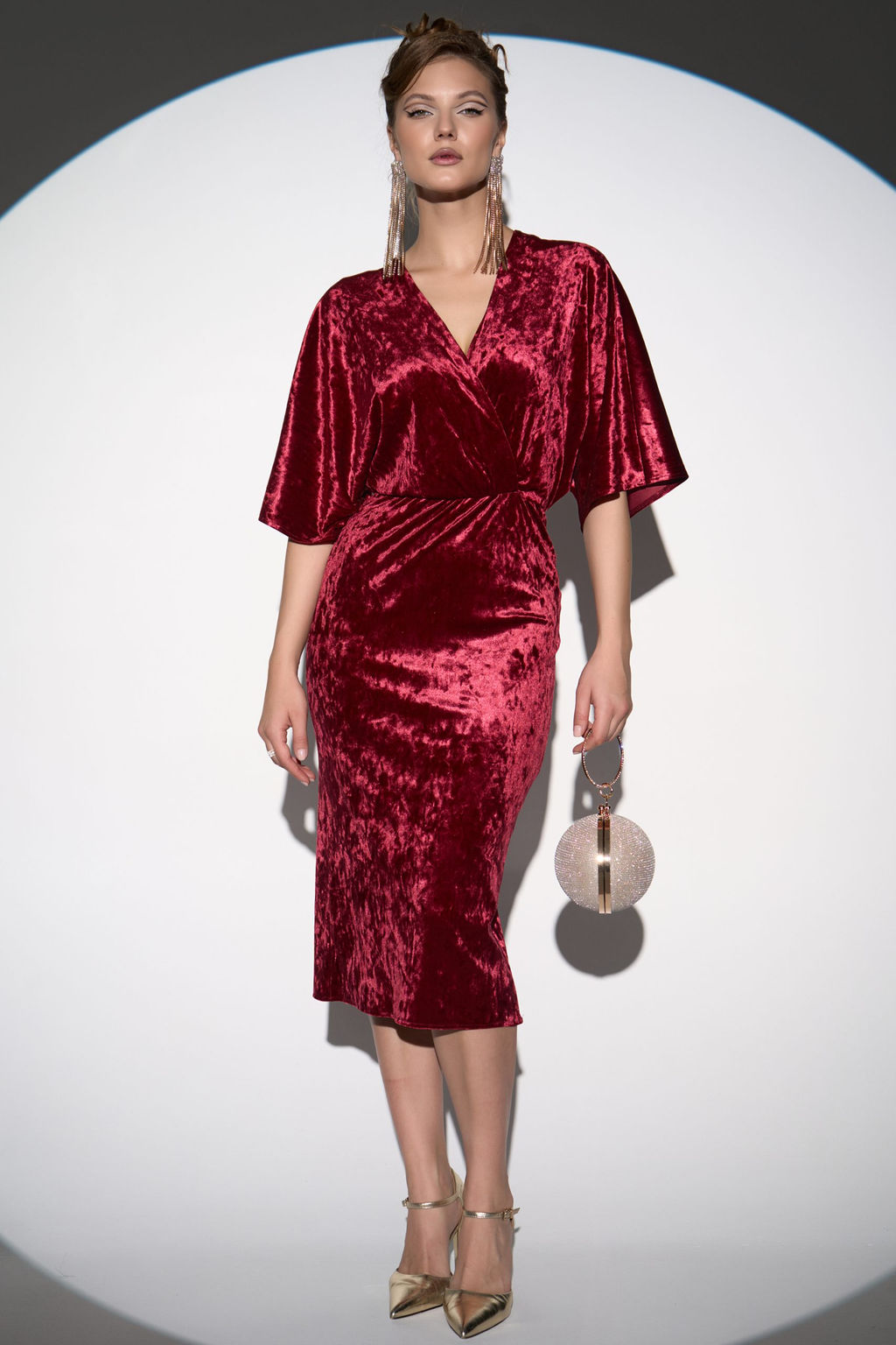 Платье Нимфа (Бордовый) - Эльза фото 3