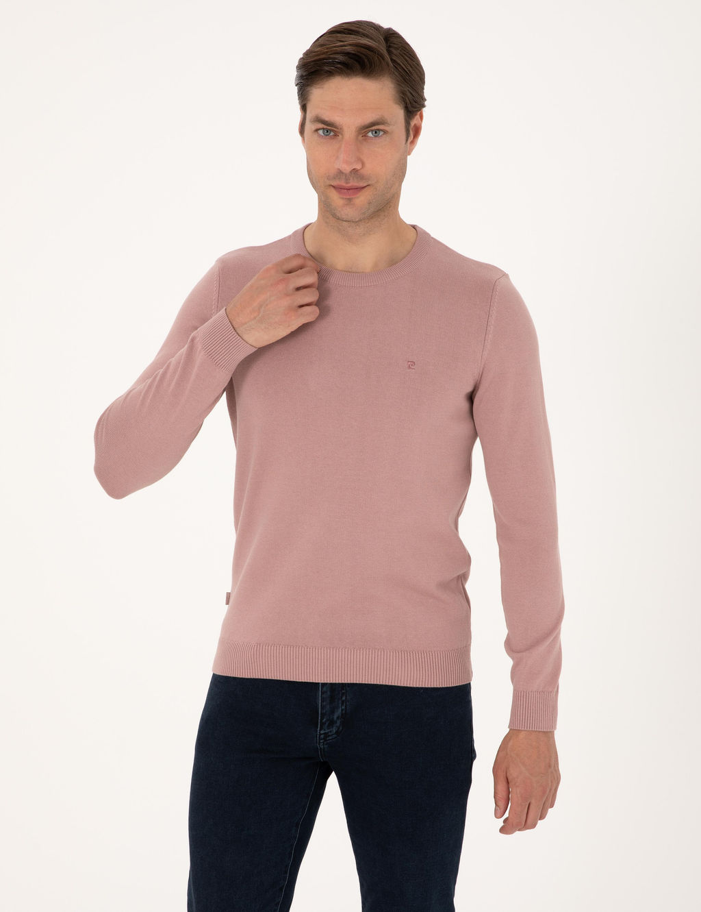 G_l Kurusu Slim Fit Bisiklet Yaka Basic Triko Kazak