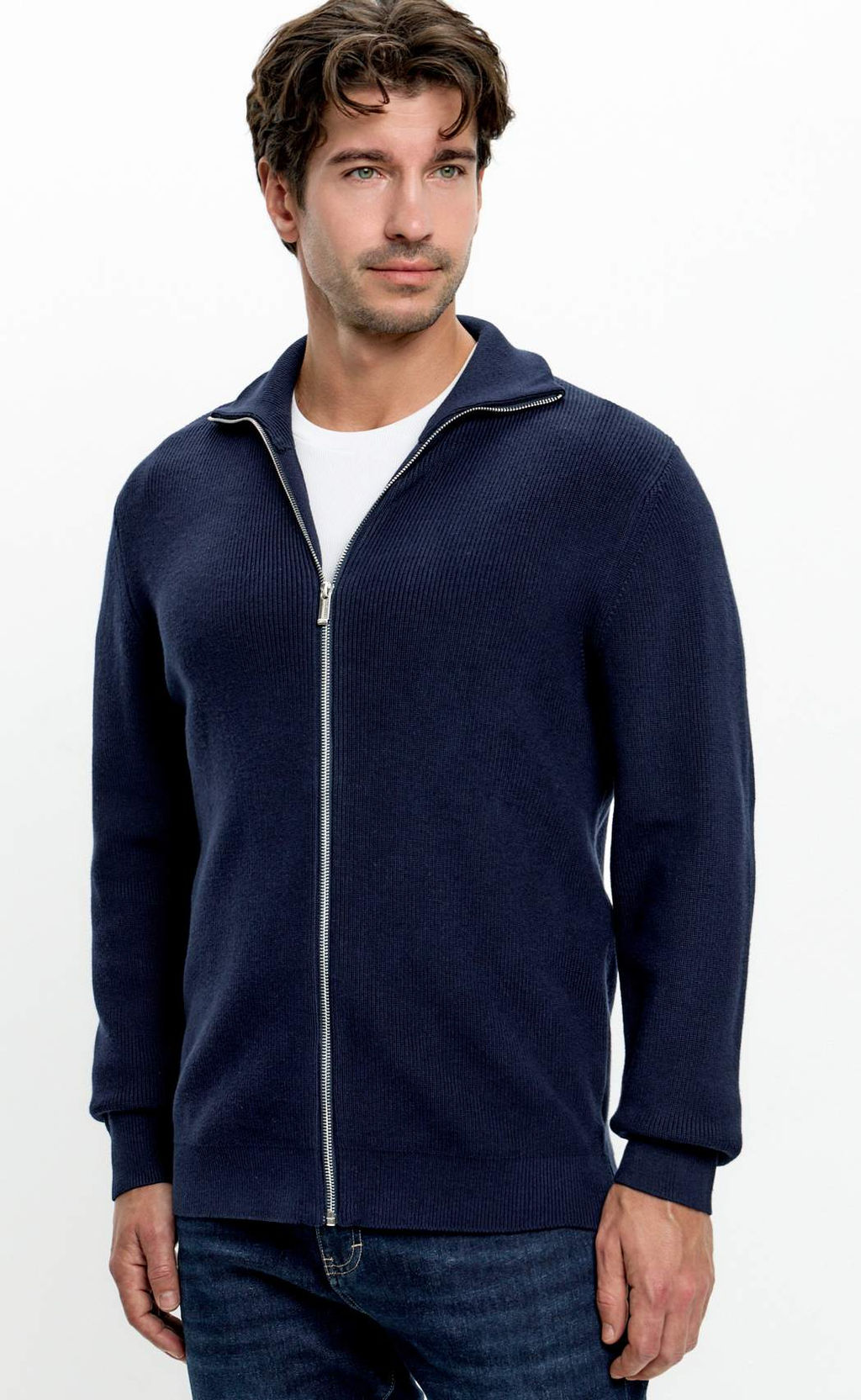 Кардиган F511-1551 navy - Fine joyce фото 8