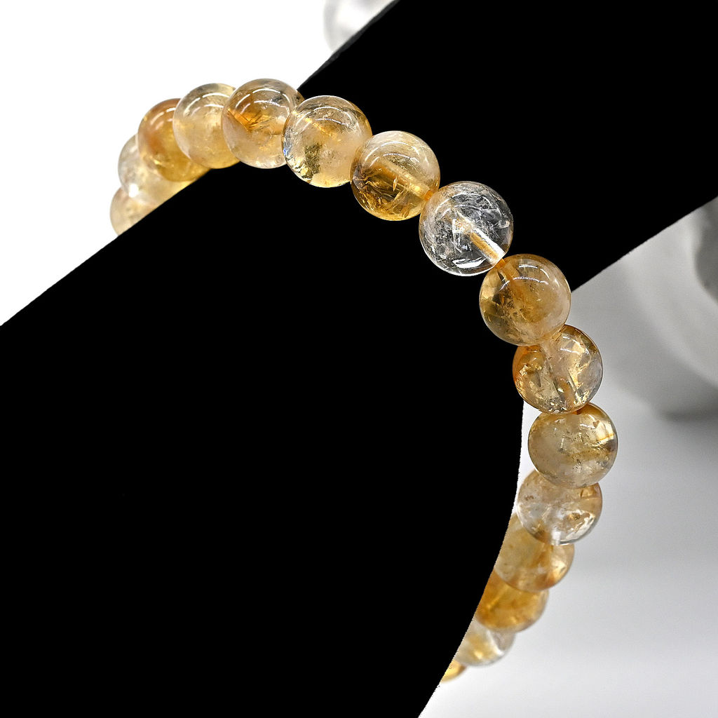 Браслет из цитрина шарик 9мм, 20г