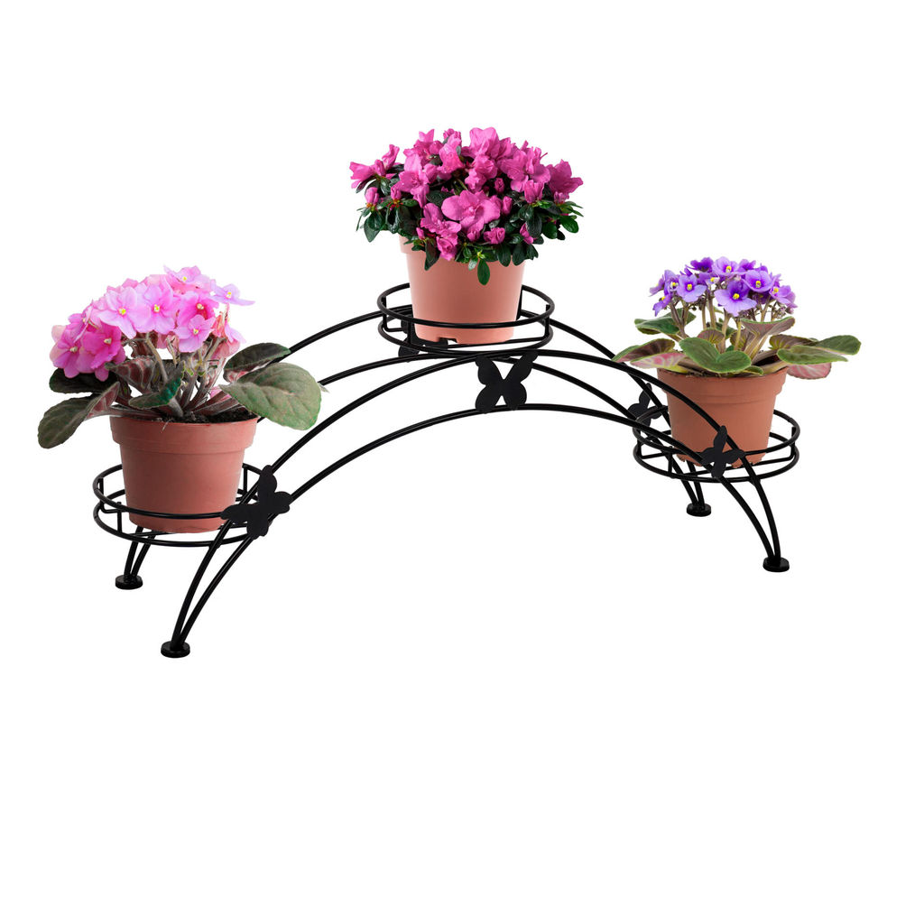 Подставка для цветов Арка-3 38*31*25 (бел.,медн.,серебр.,черн., коричн.) БШК арт. ПДЦ 70, ПДЦ 413 - Полимербыт фото 2