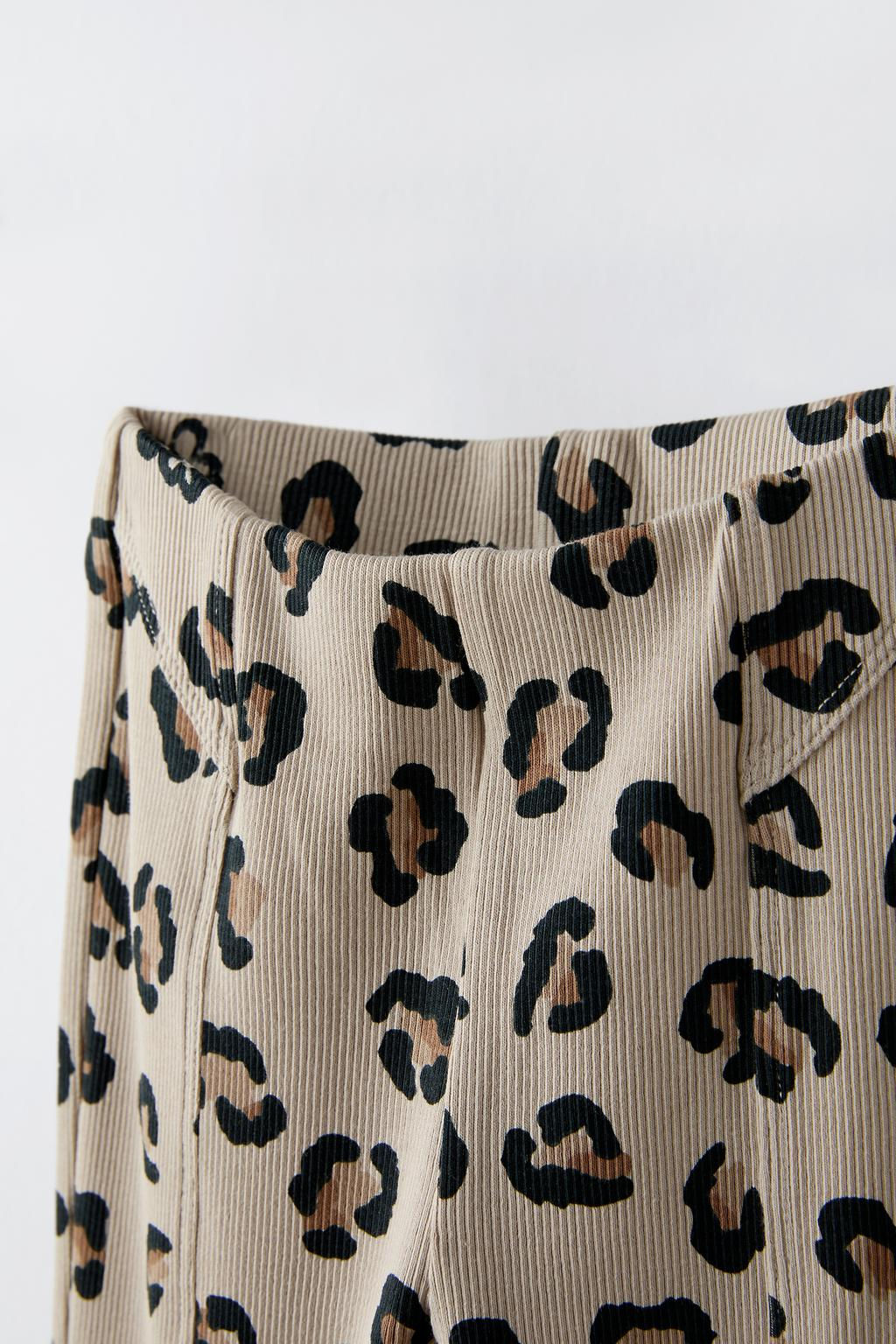 FLARED RIBBED LEGGINGS - Zara фото 7