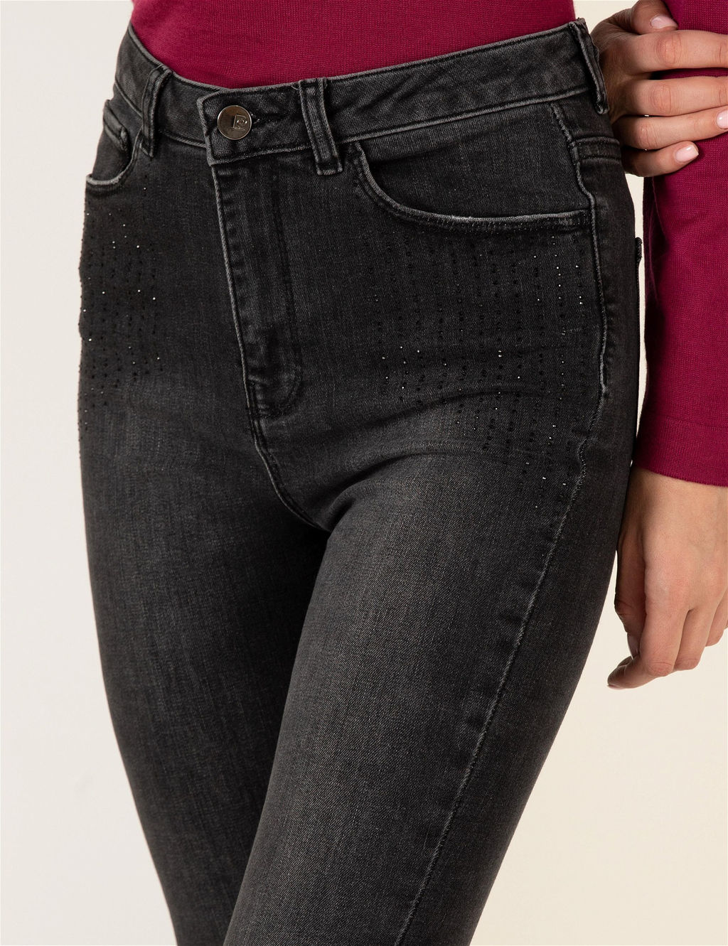 Antrasit Skinny Fit Jean Pantolon - Pierre cardin фото 6