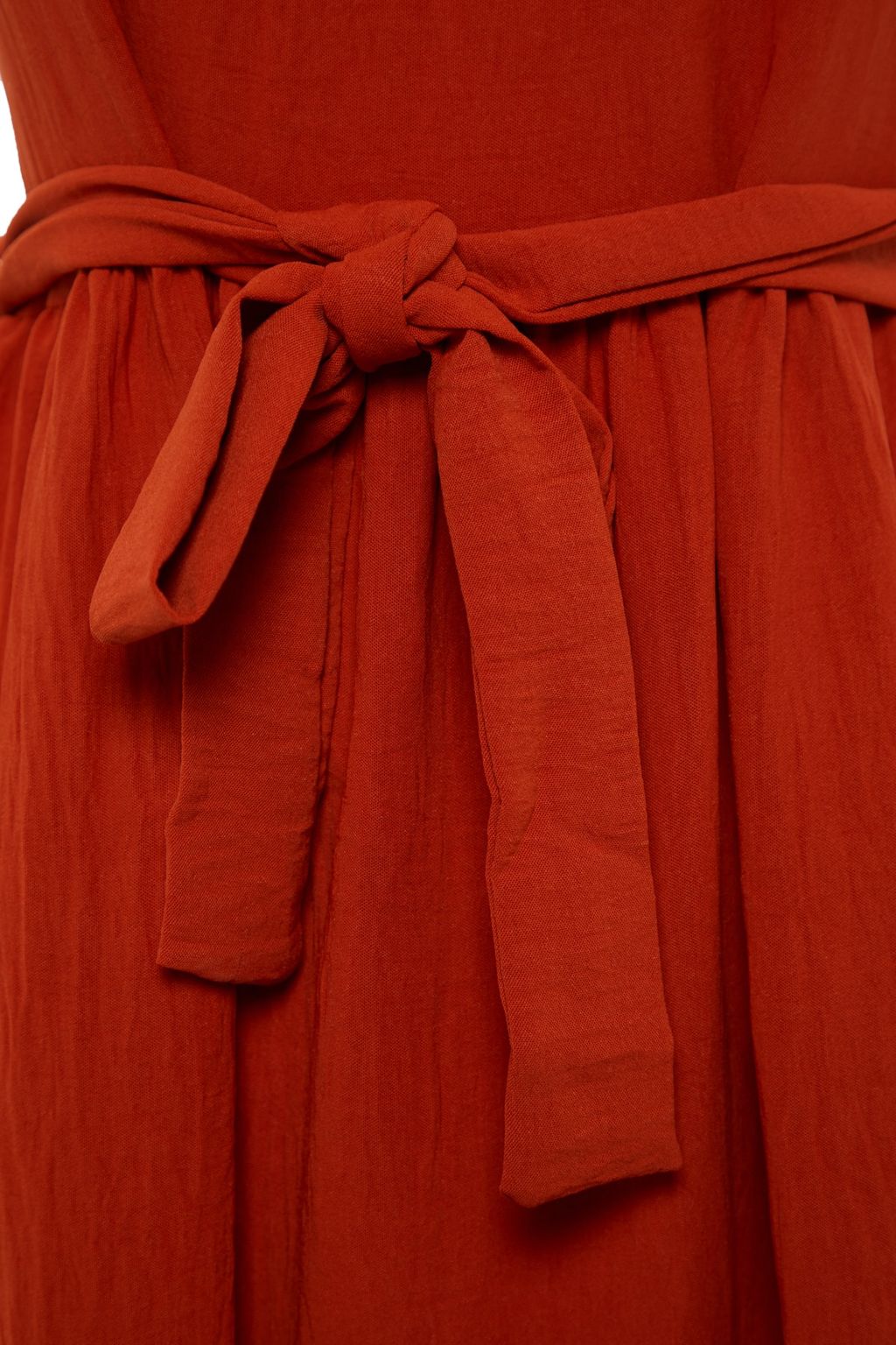 Kiremit Kusakl? Belden Ac?lan Mini Dokuma Elbise TWOSS20EL0628 - Trendyolmilla фото 8