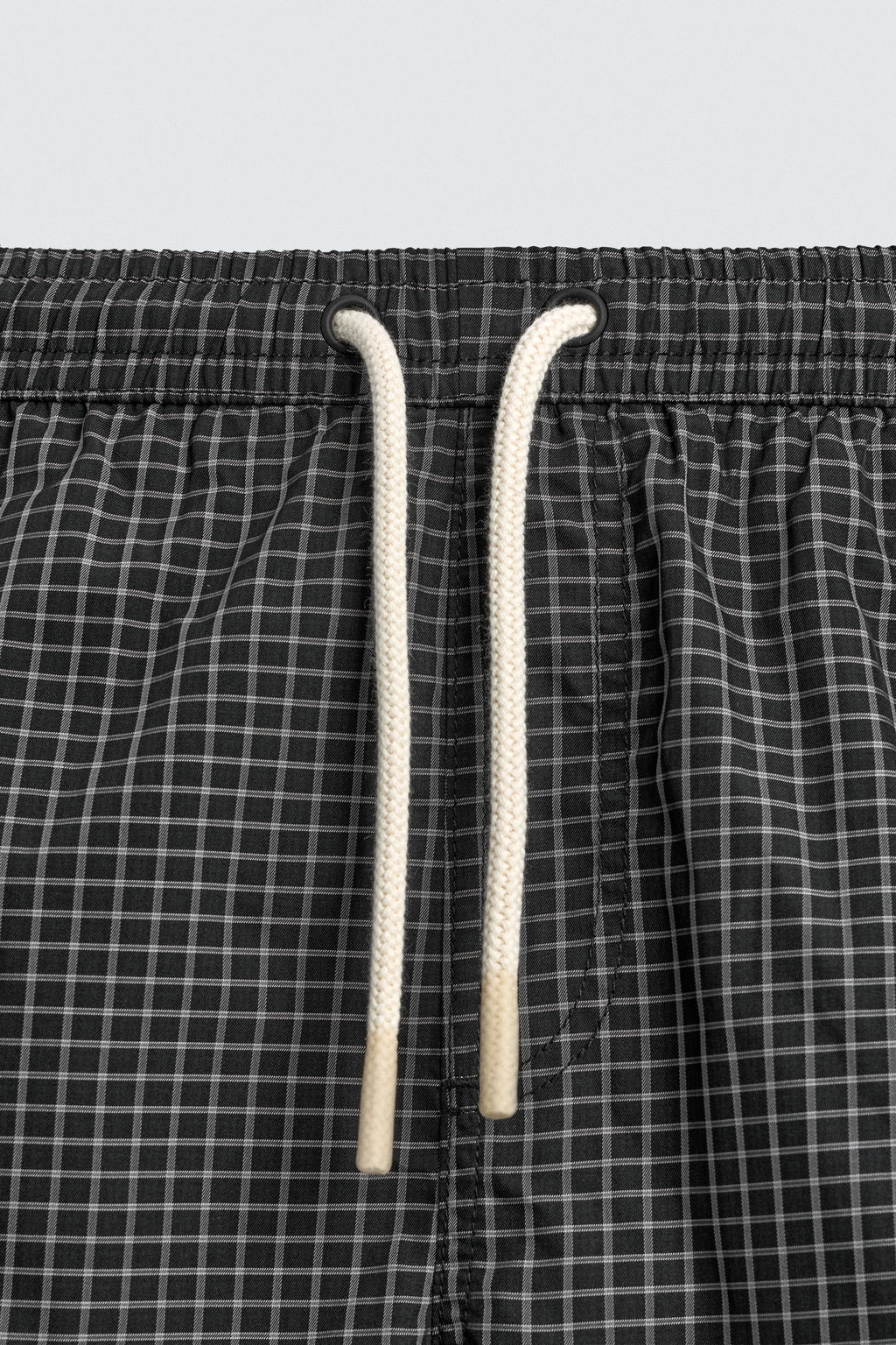 BA?ADOR LARGO CUADROS / Negro - Zara фото 3