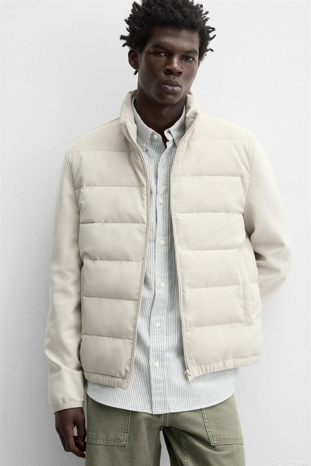 CONTRAST PADDED JACKET - Zara фото 5