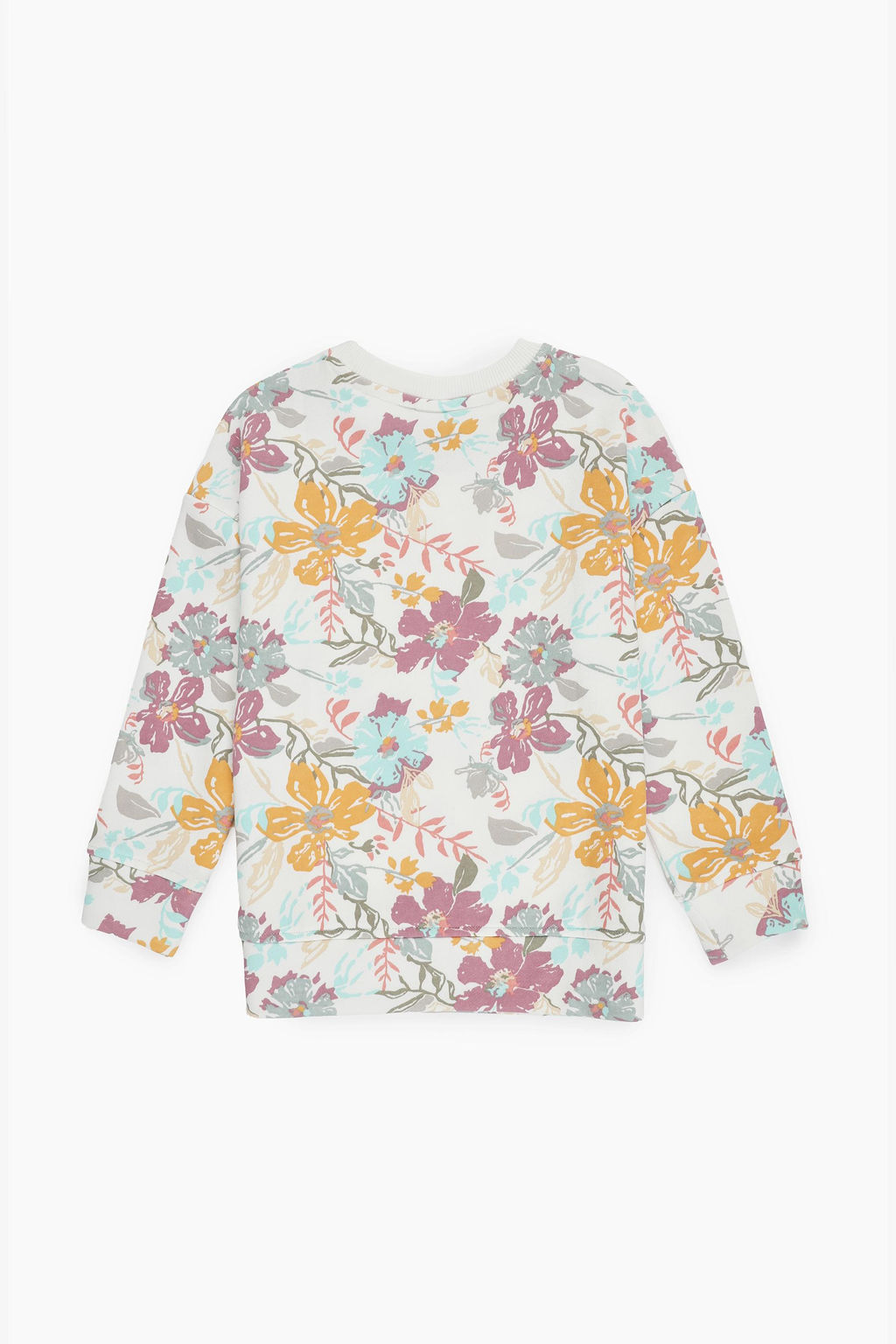K_z _ocuk Krem Sweatshirt