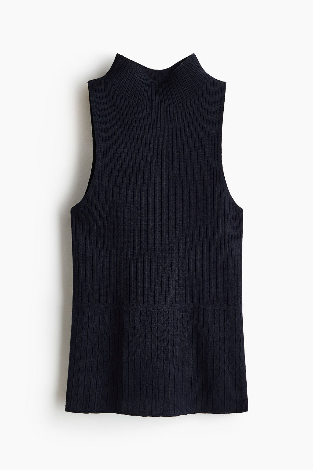 Top en punto de canal? con cuello perkins - H&m фото 2
