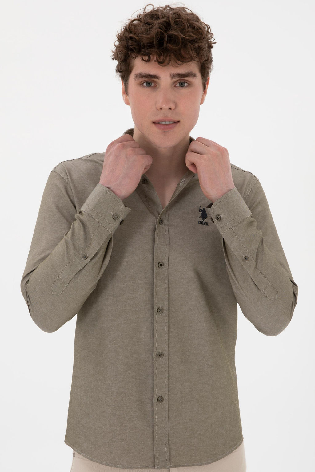 Erkek Vizon Uzun Kollu Basic G_mlek Sepette S_rpriz _ndirim - U.s. polo assn фото 3