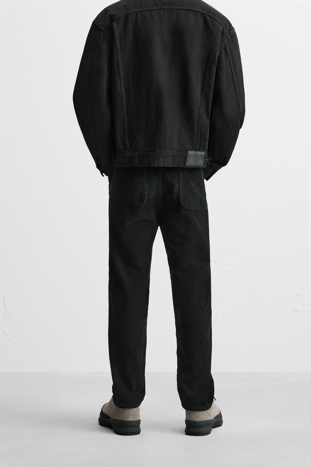 CARROT FIT CORDUROY TROUSERS - Zara фото 3