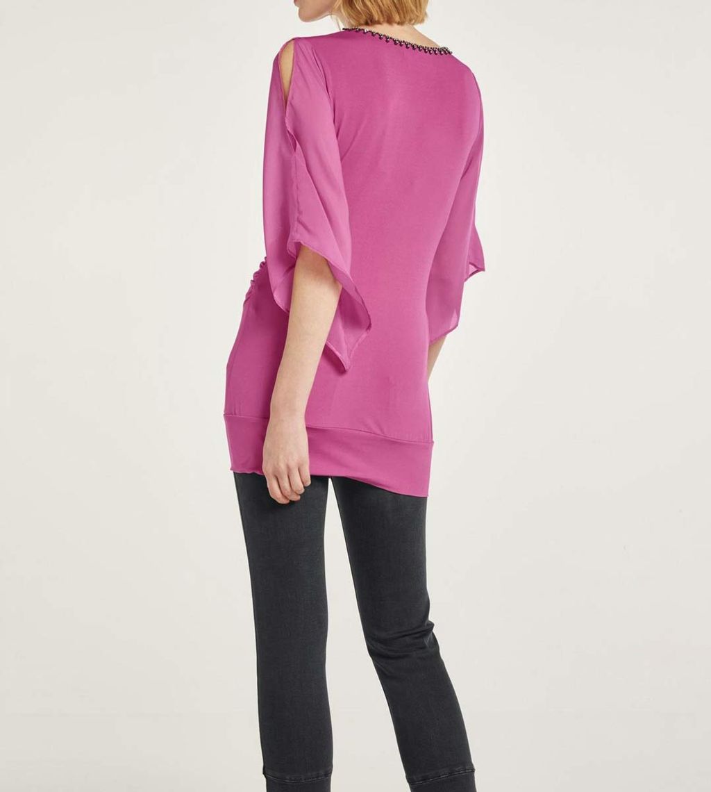 Блузка, малиновая - Heine фото 4