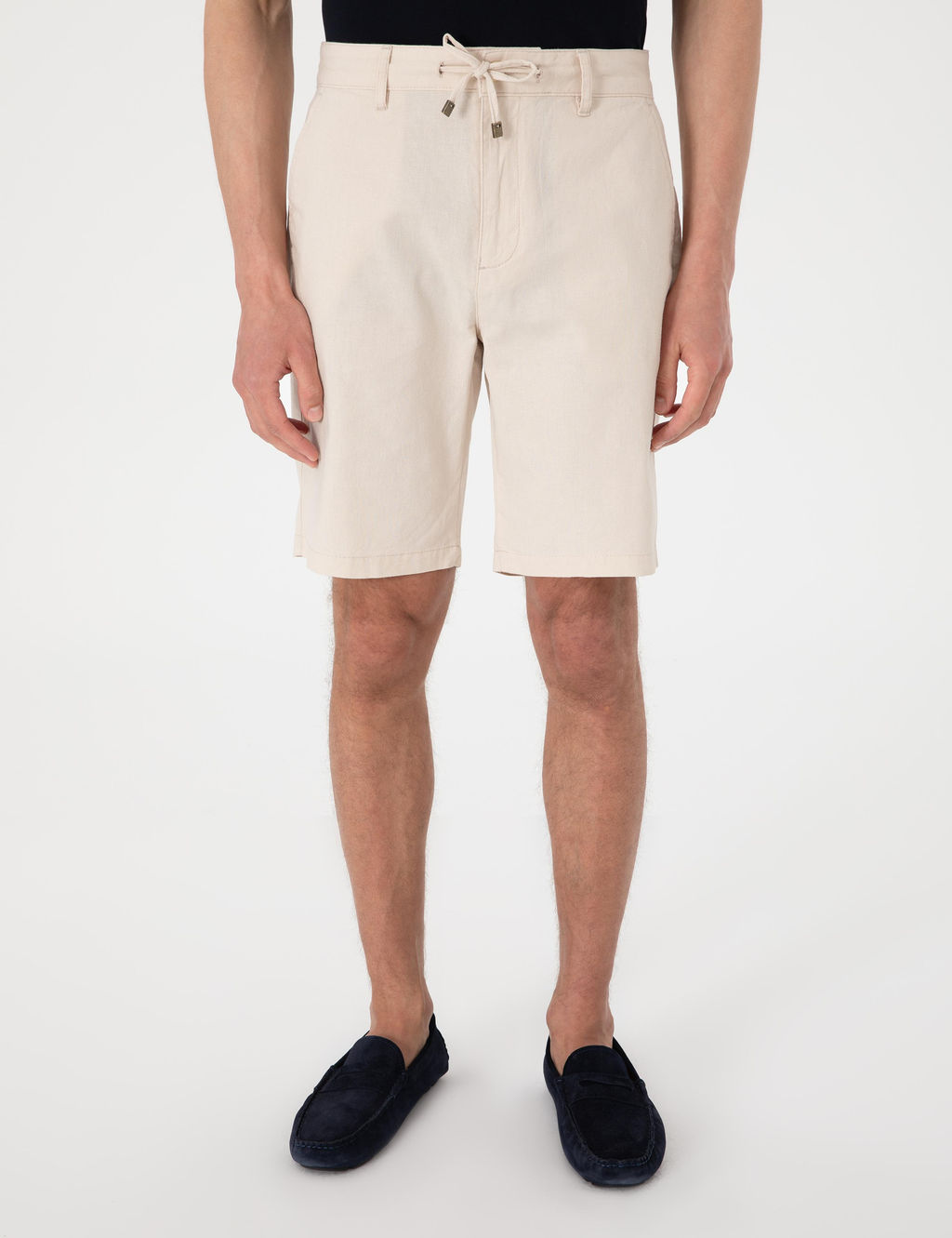 Bej Slim Fit Keten Kar___ml_ Beli Ba_c_kl_ Dokuma _ort - Pierre cardin фото 2