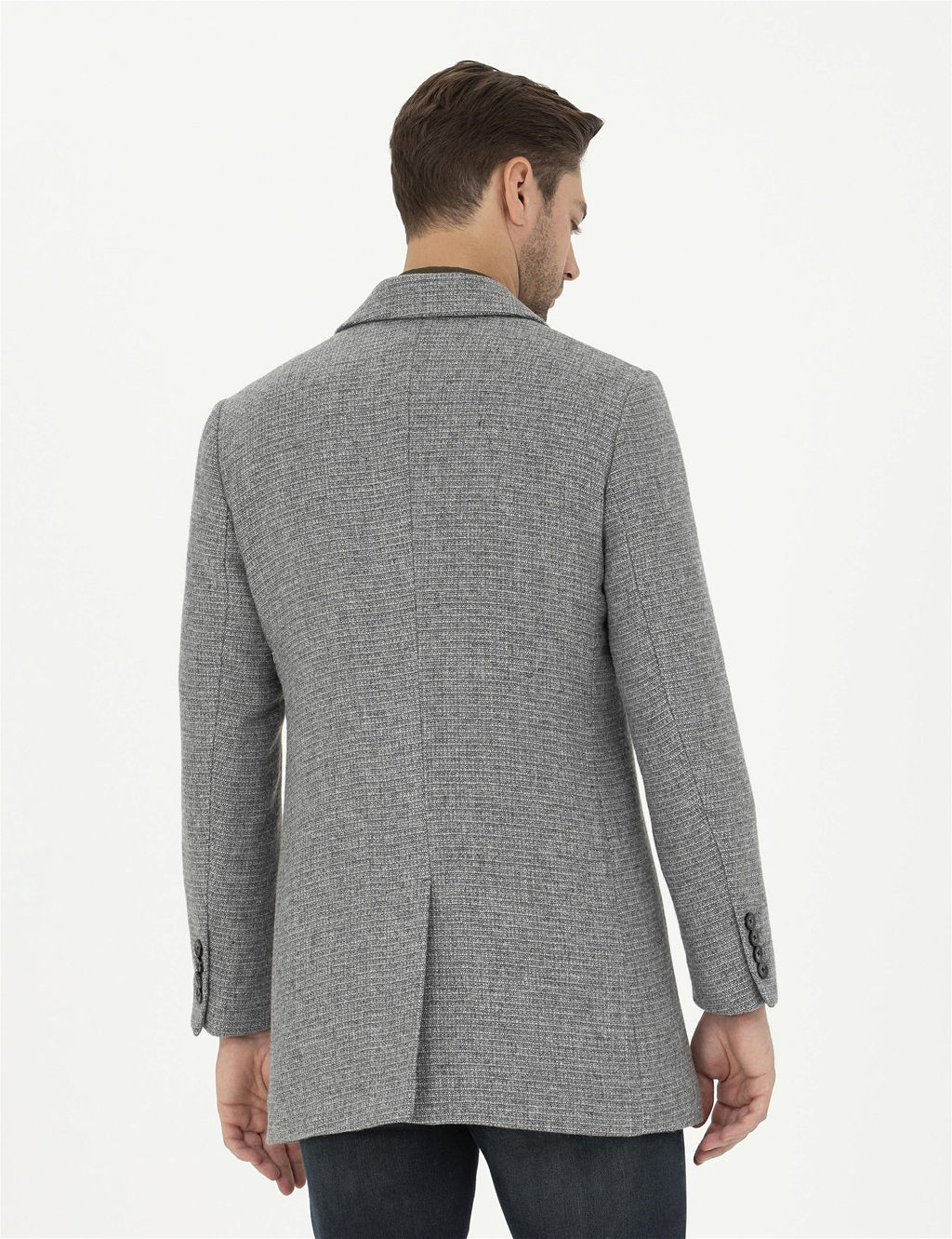 Gri Ex. Slim Fit Ka_e Kaban - Pierre cardin фото 5