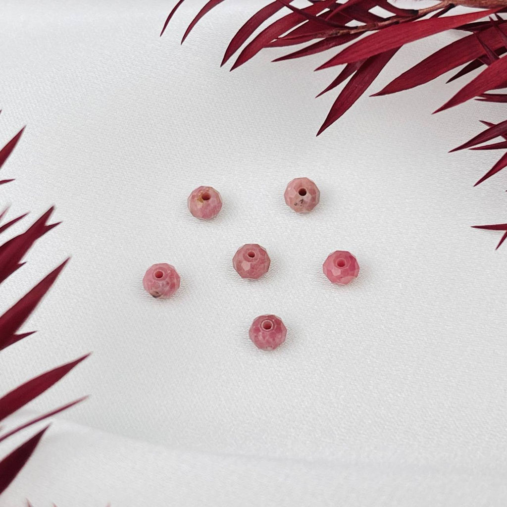 Бусины для украшений из Родонита (10 шт)