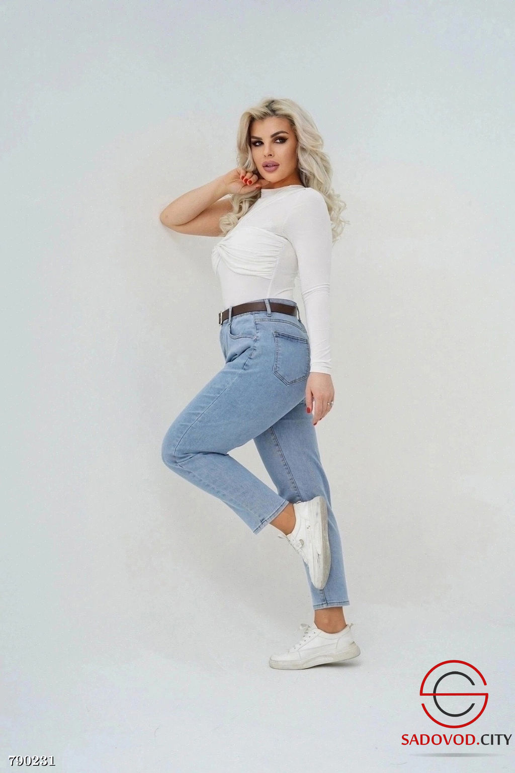 Женские костюмные джинсы MOM - Bruno фото 5