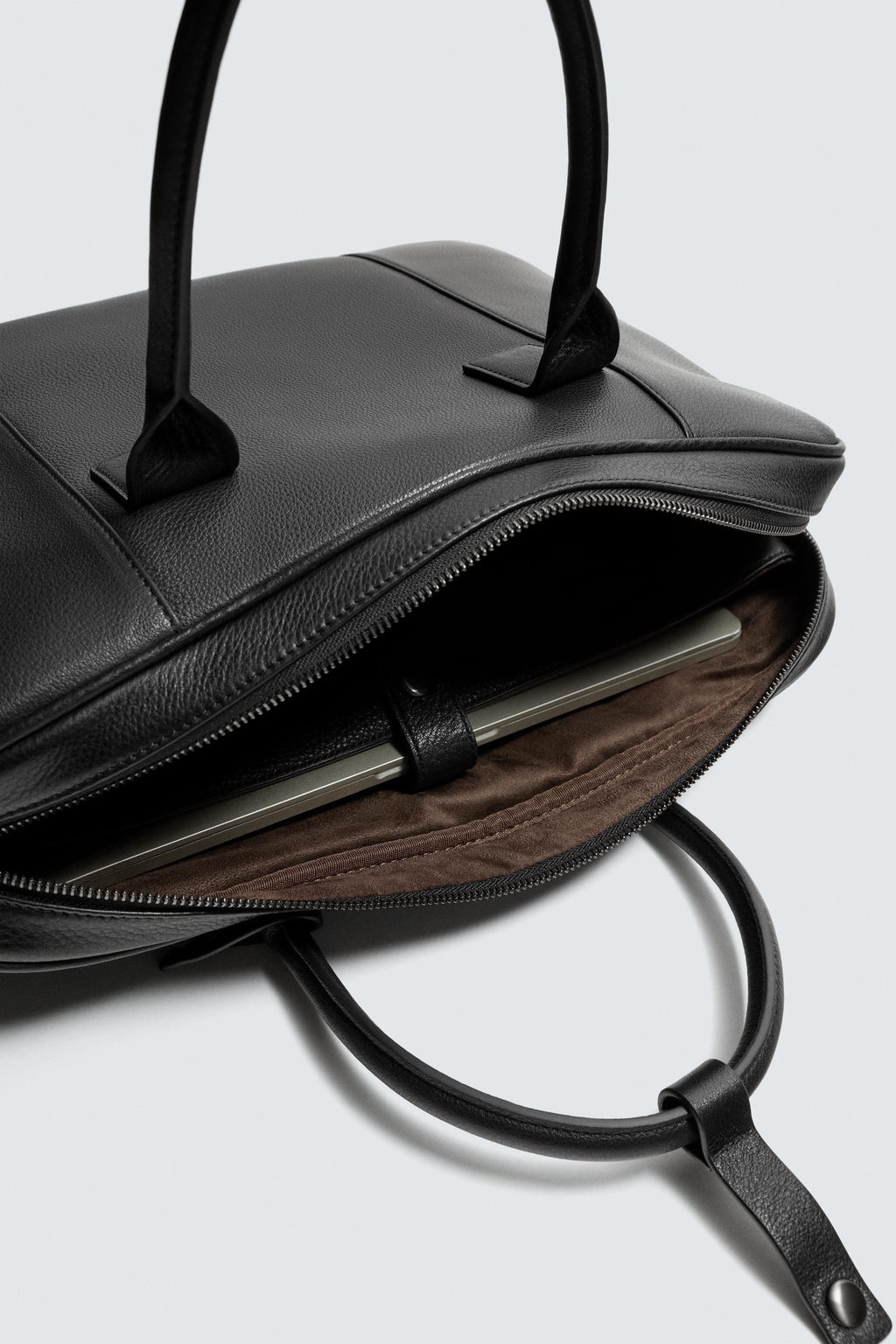 LEATHER BRIEFCASE - Zara фото 9