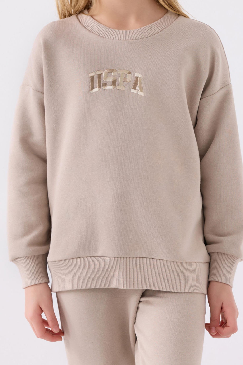 Пижамный комплект песочного цвета для девочки Неожиданная скидка в корзине - U.s. polo assn фото 5