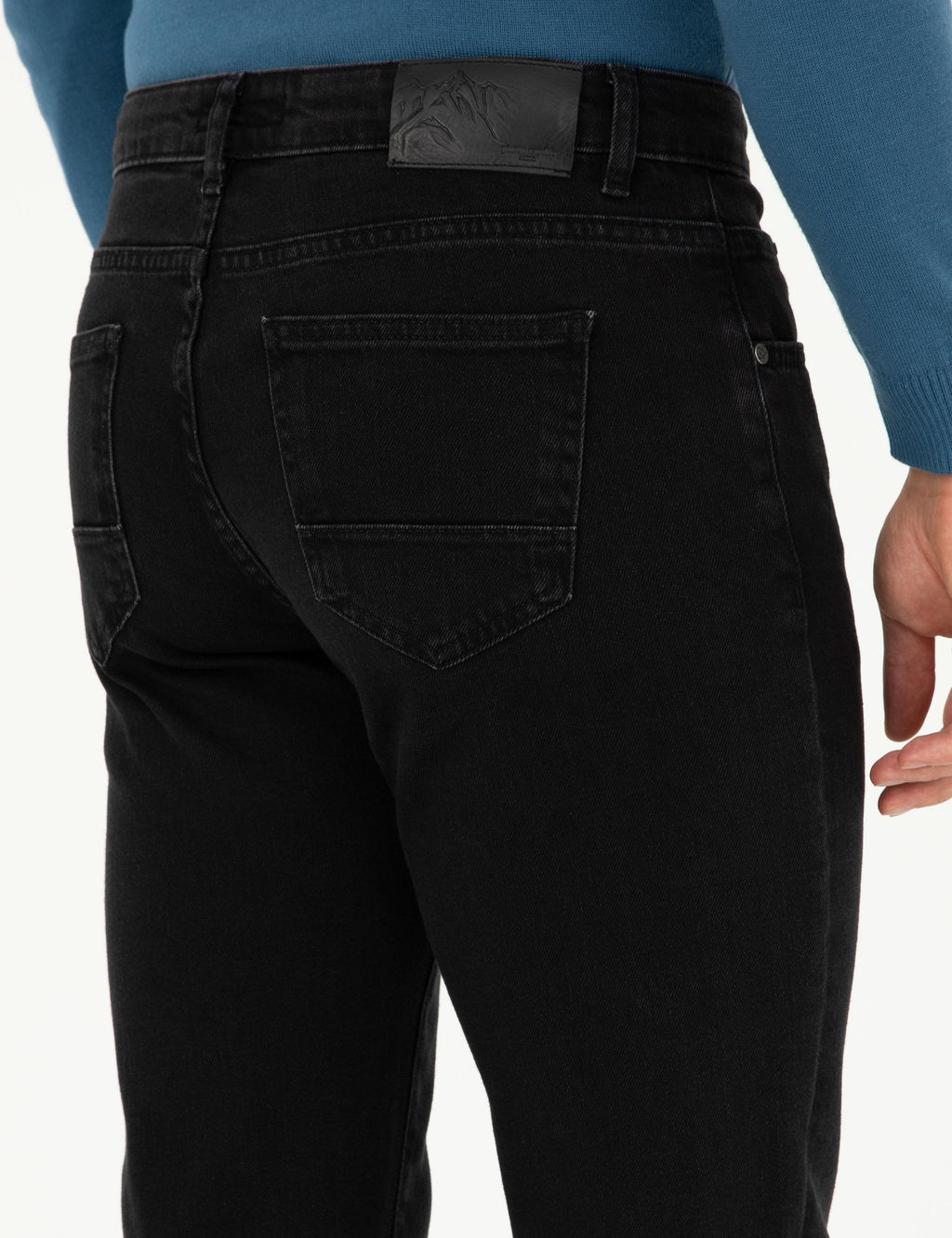 Siyah Straight Fit Jean Pantolon - Pierre cardin фото 6