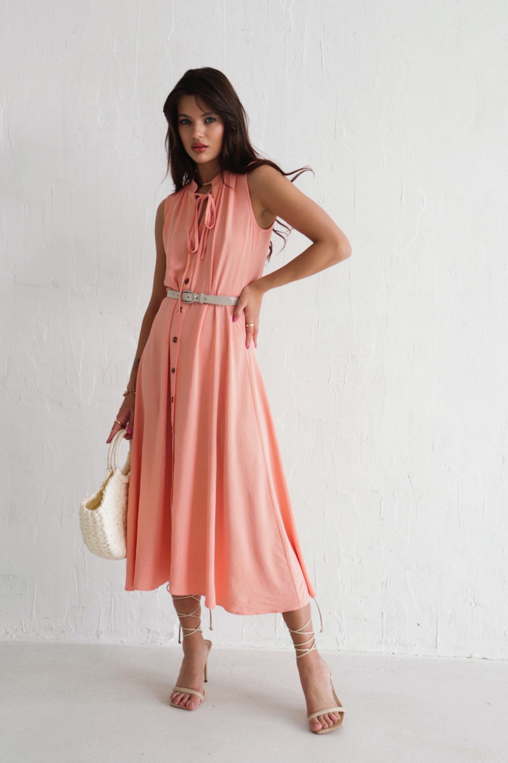 Платье, как из к/ф Красотка, персиковое - Martichelli фото 19