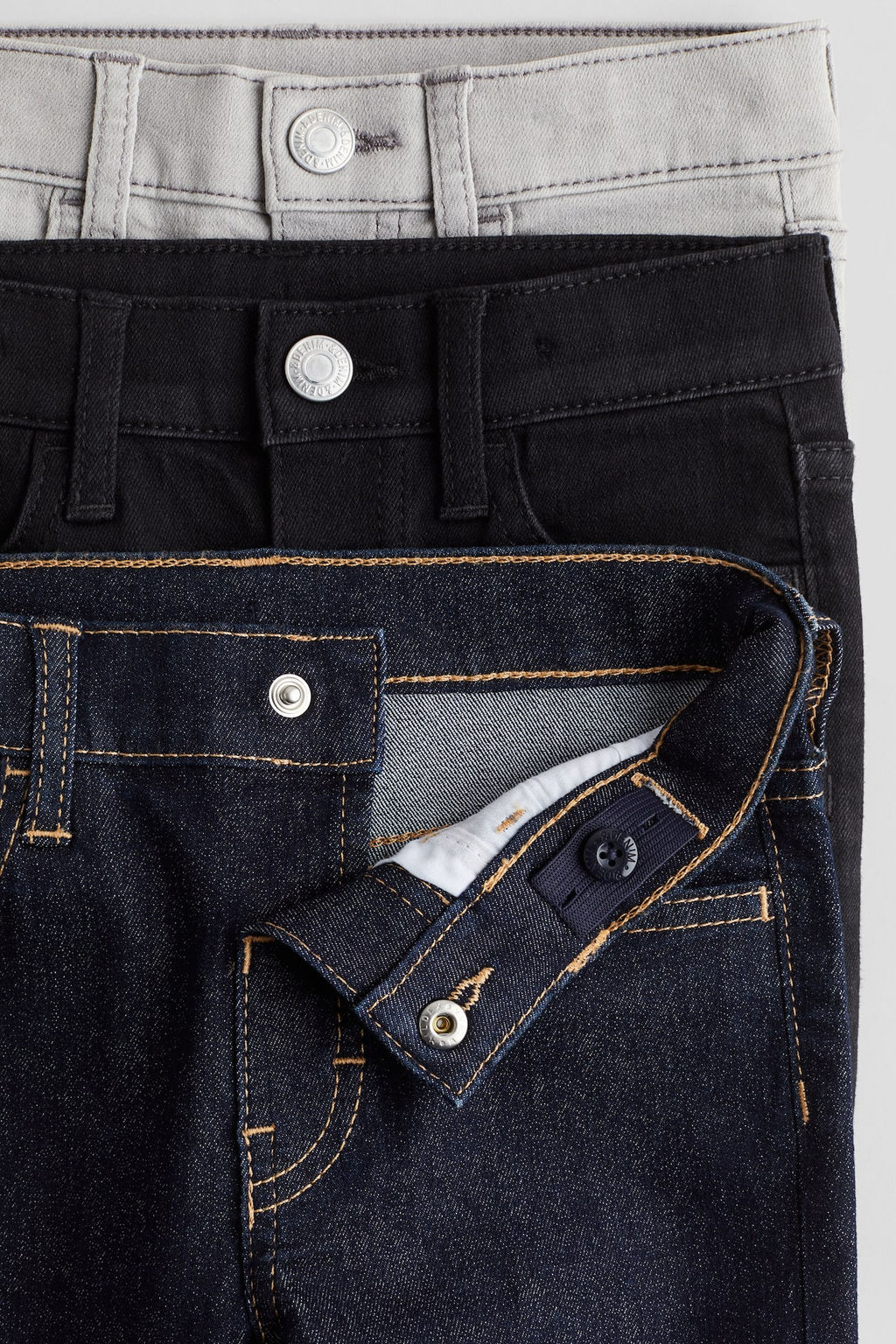 Pack de 3 vaqueros Comfort Stretch Slim Fit - H&m фото 3