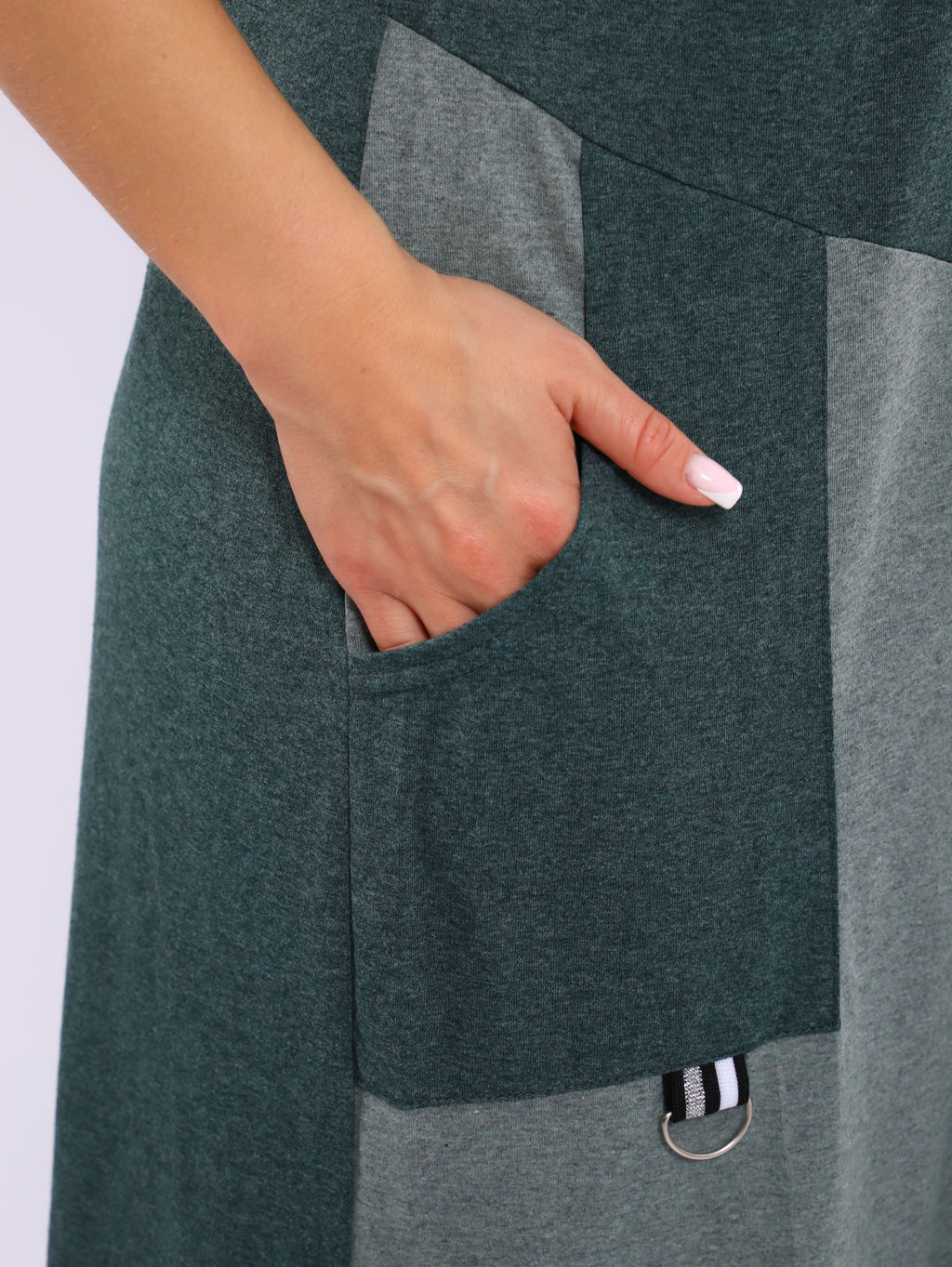 Платье женское 4-111а (изумруд)