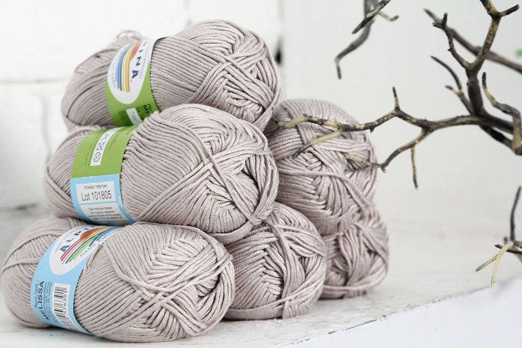 Пряжа ALPINA MELISSA 95% вискоза, 5% кашемир 10 шт. х 50 г 125 м 6 м