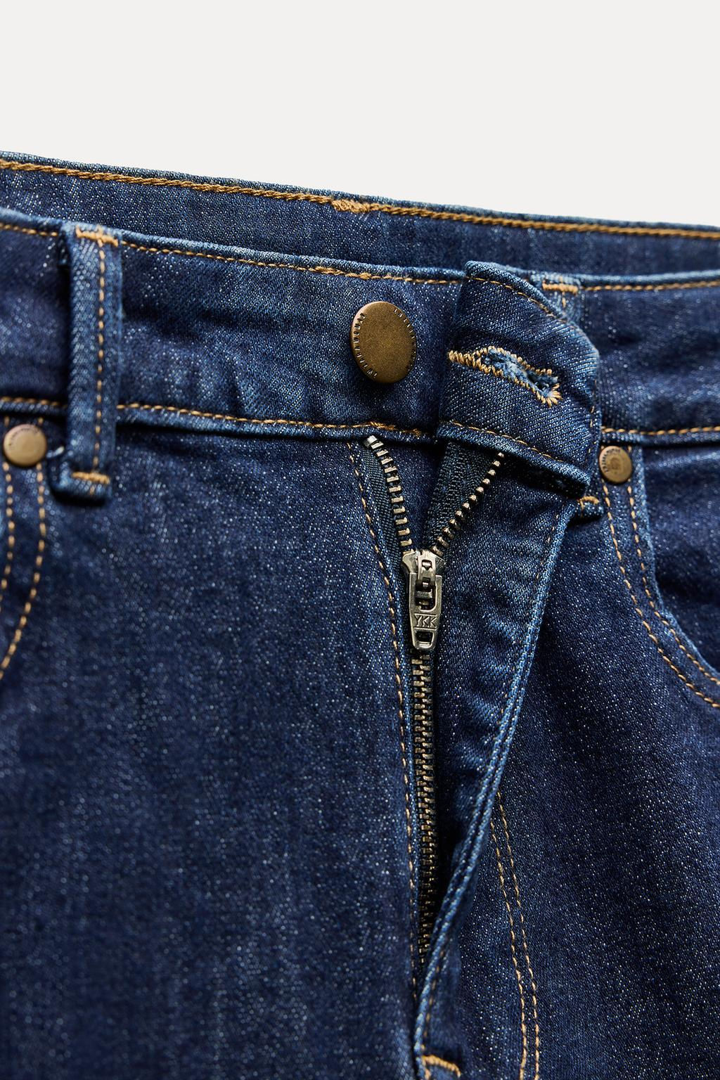 ZW COLLECTION BOOTCUT MID-RISE CONTOUR JEANS - Zara фото 8