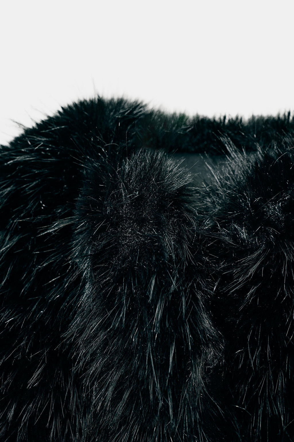 SHORT FAUX FUR COAT ZW COLLECTION