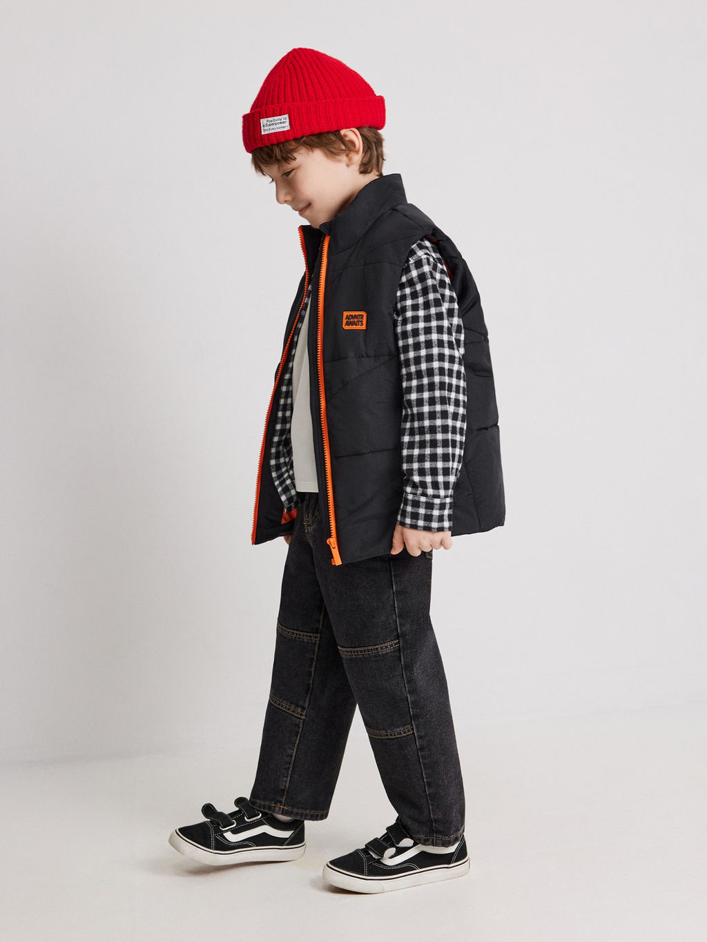 ACOOLA / Жилет (утепленный) детский для мальчиков Macer черный  фото 7