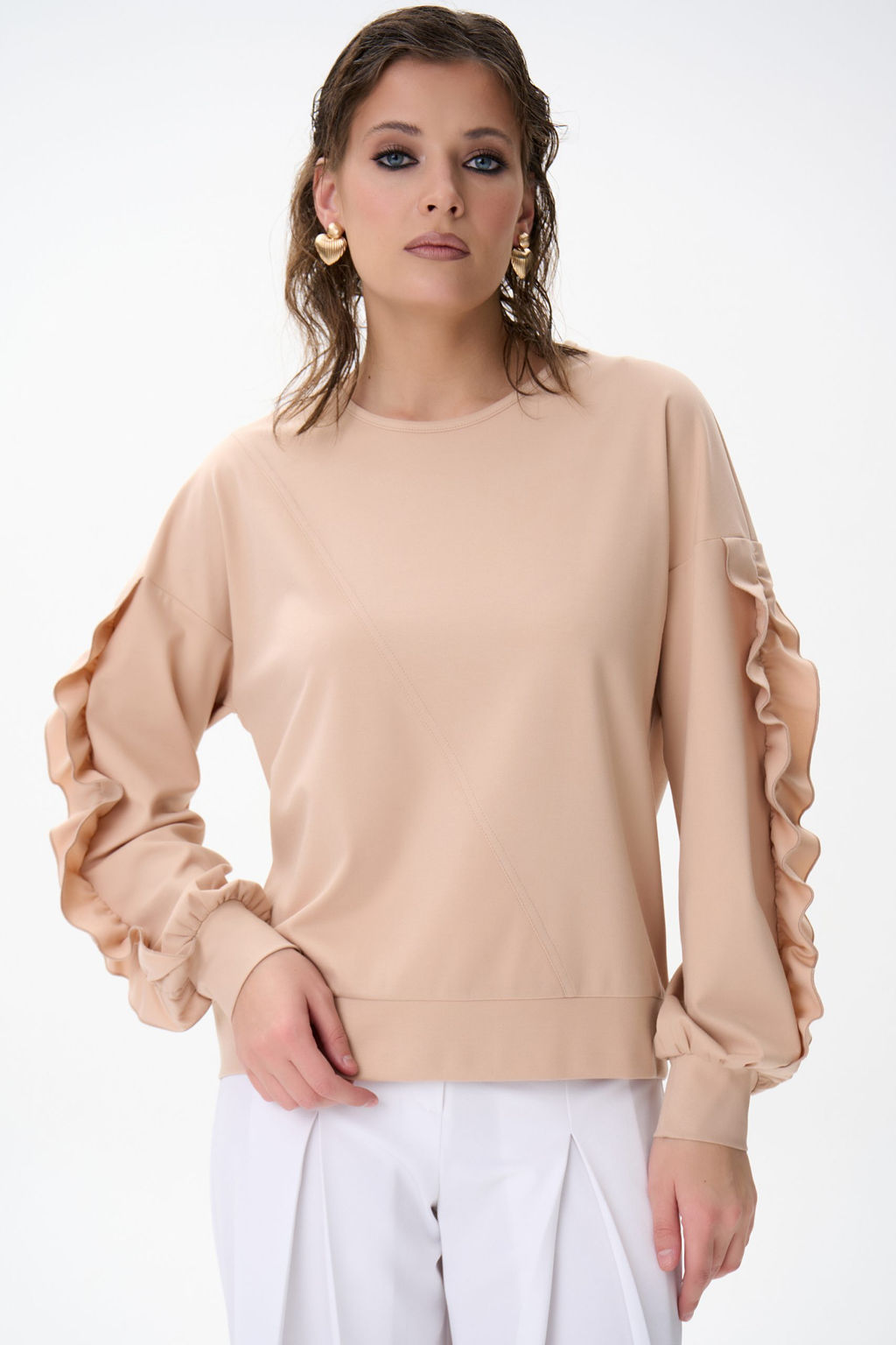 Свитшот Ния (бежевый) - Эльза фото 4