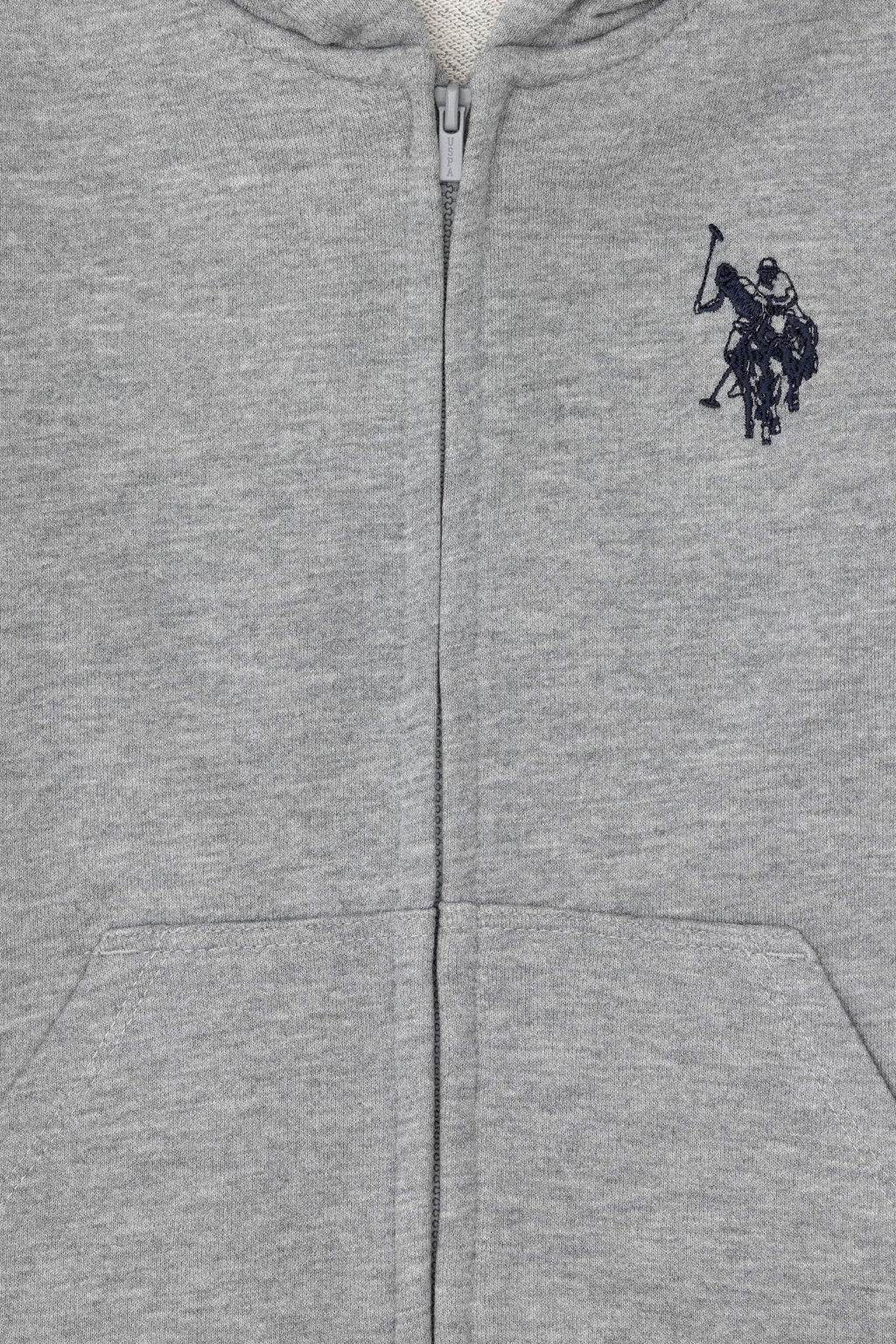 Базовый свитшот серого меланжевого цвета для мальчика Неожиданная скидка в корзине - U.s. polo assn фото 3