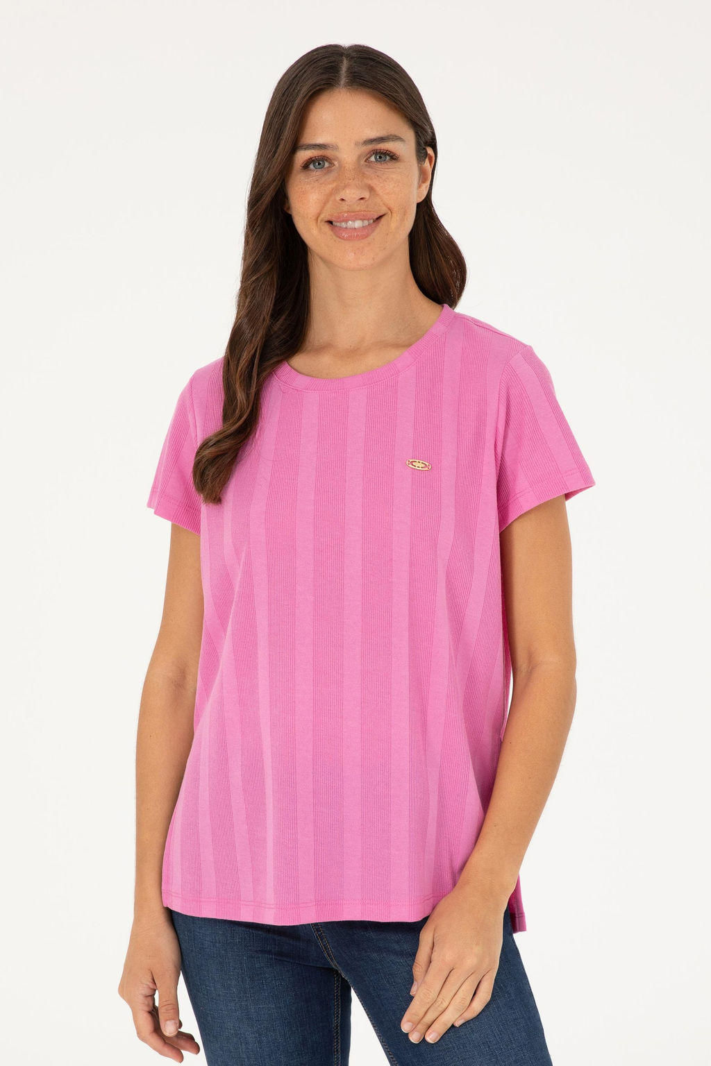 U. S. Polo Assn / Женская фиолетовая футболка