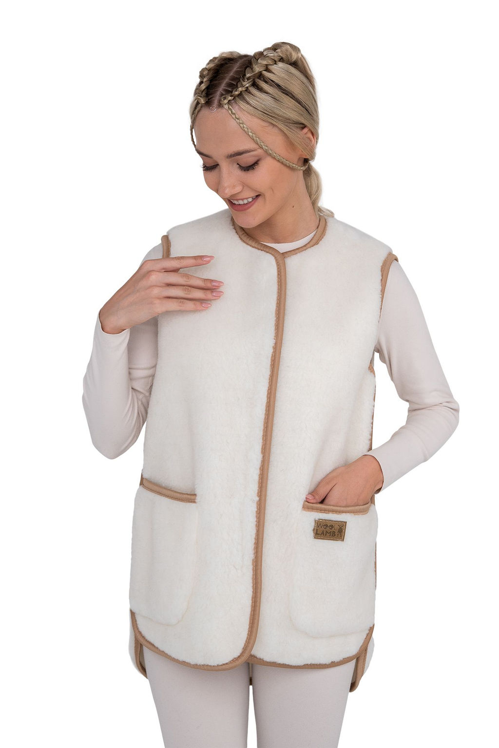 Жилет ЛЮКС на молнии - Woollamb фото 25