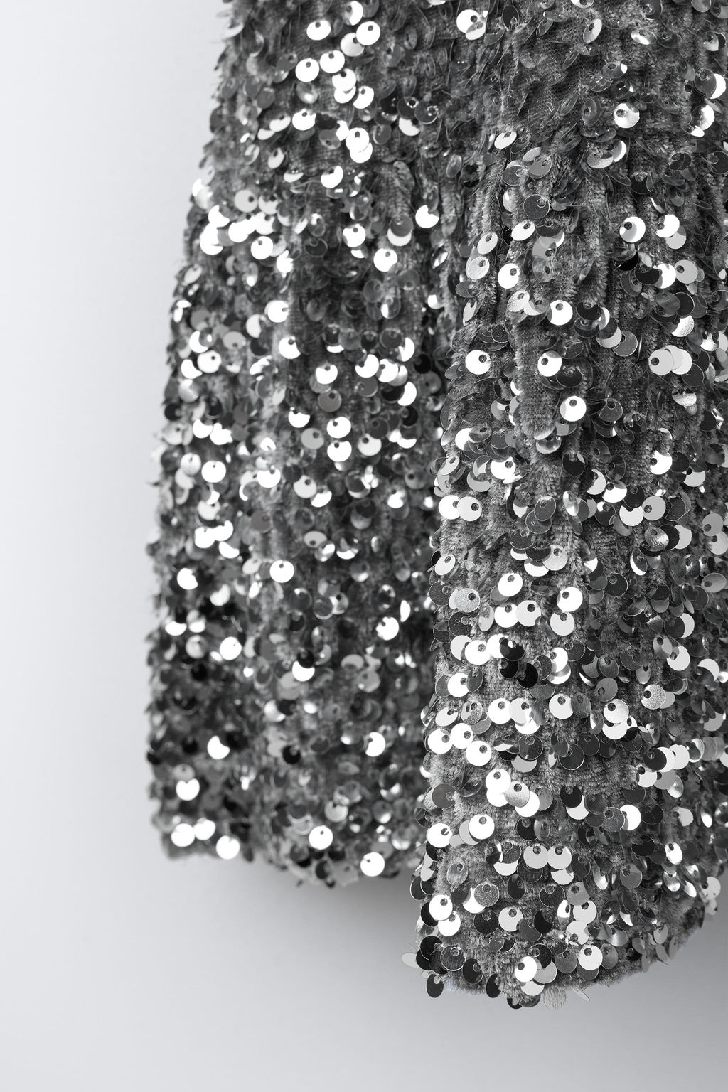 RUFFLED SEQUIN DRESS - Zara фото 3