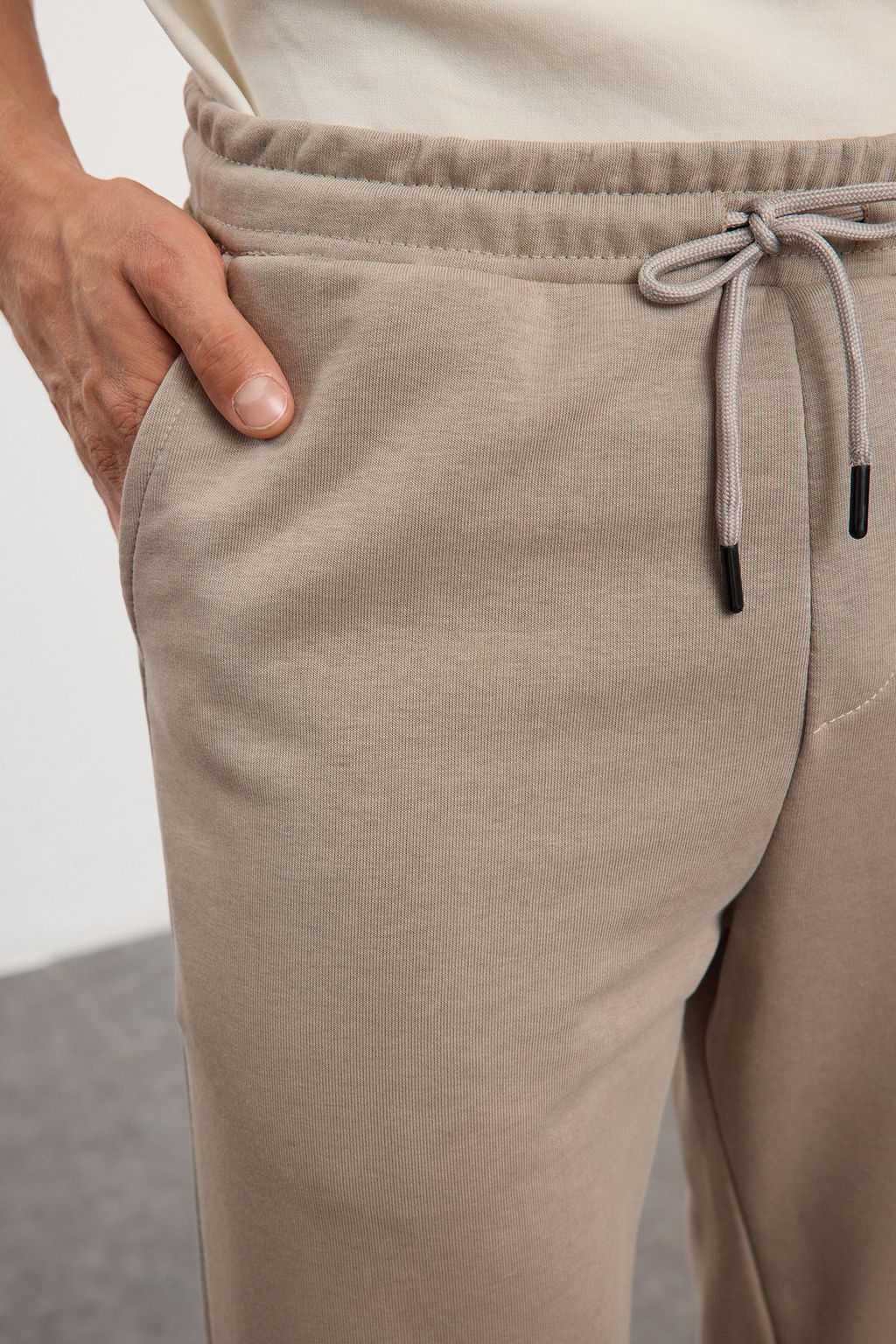 TRENDYOL MAN Unisex Siyah Straight Fit Basic Esofman Alt? TMNAW25EA00022 - Trendyolmilla фото 5