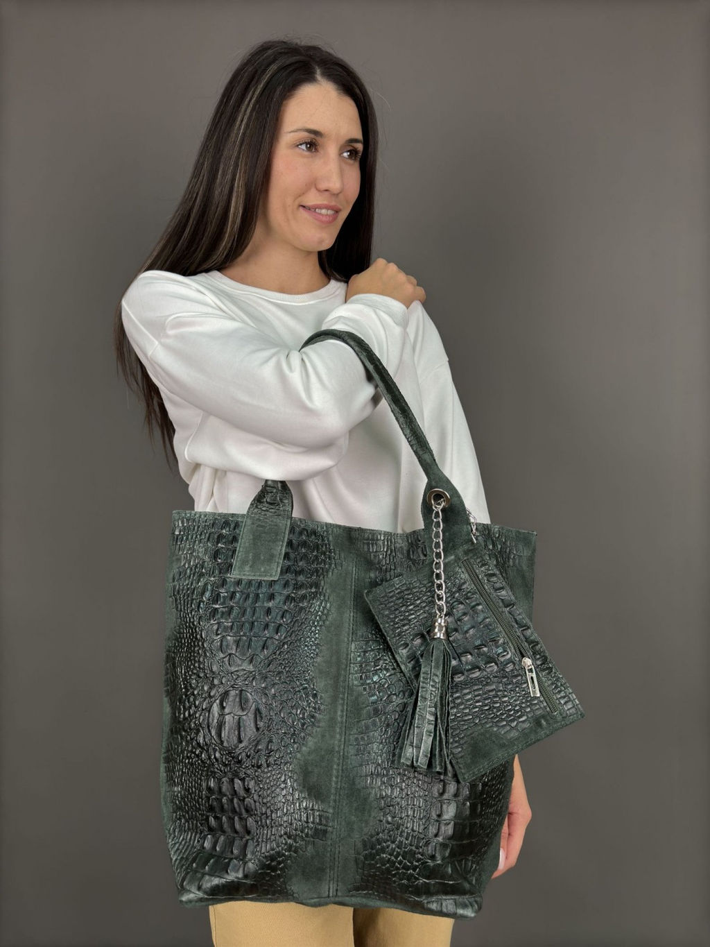 Сумка женская из телячьей кожи