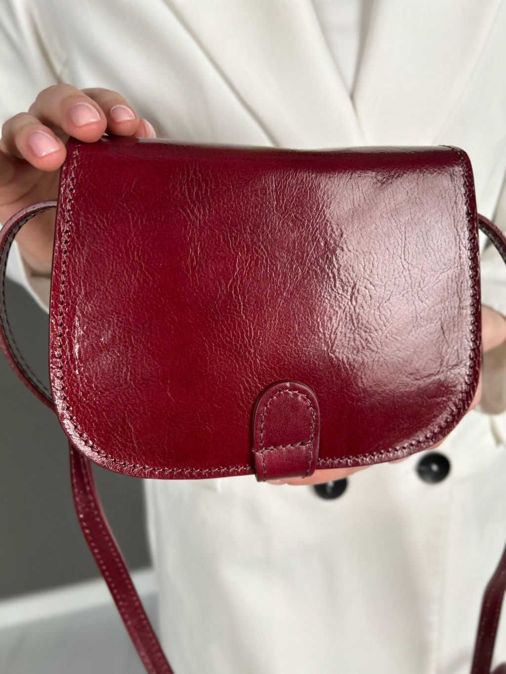 Сумочка женская из телячьей кожи