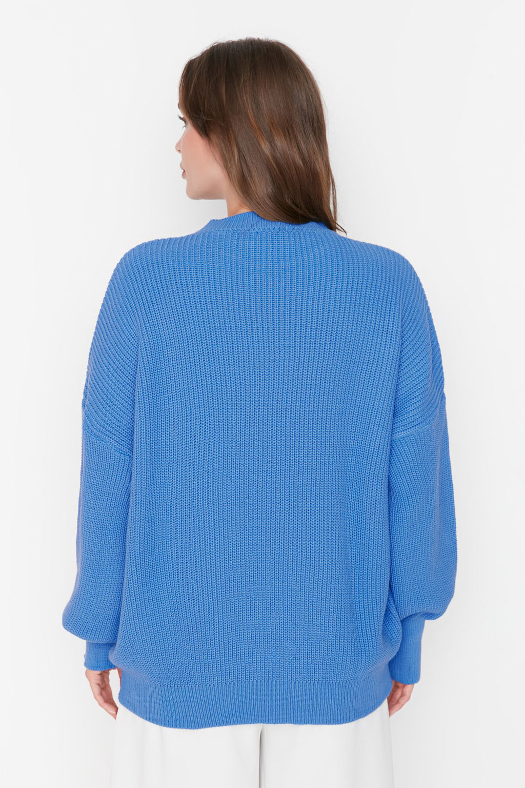 Vizon Genis Kal?p Basic Triko Kazak TWOAW23KZ01448 - Trendyolmilla фото 38