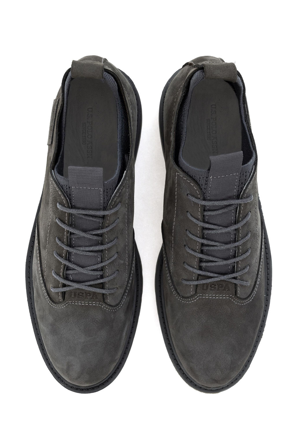 Мужская антрацита повседневная скидка на неожиданность обуви в корзине - U.s. polo assn фото 6